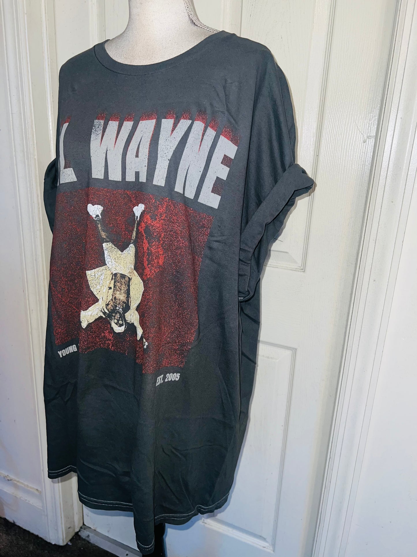 Lil Wayne Oversized Distressed Tee
