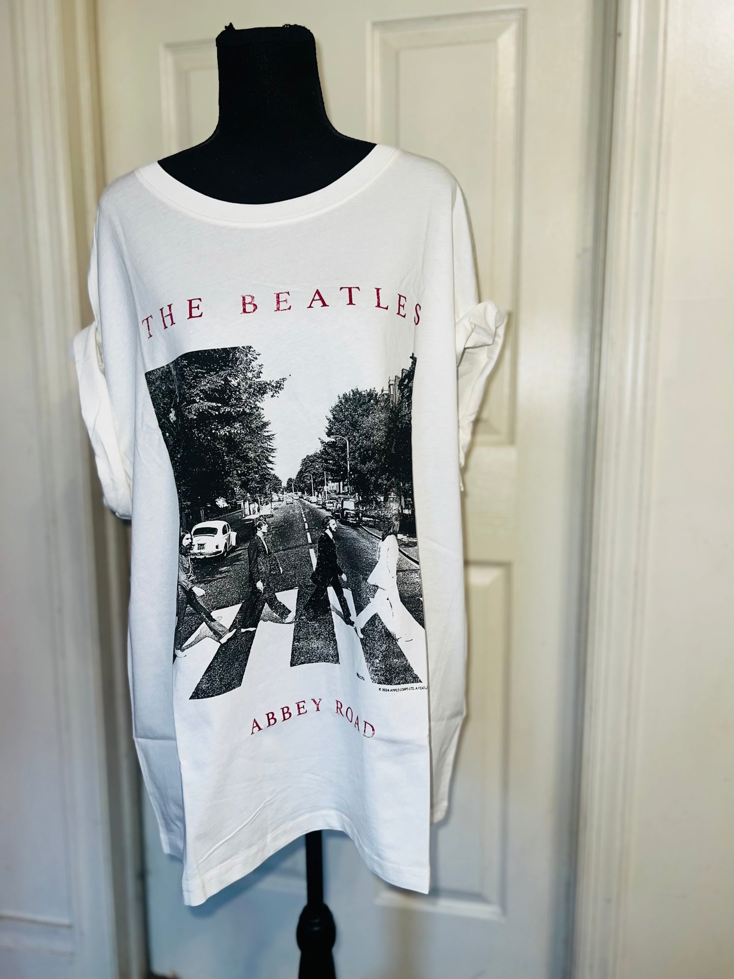 The Beatles Oversized Distressed Tee