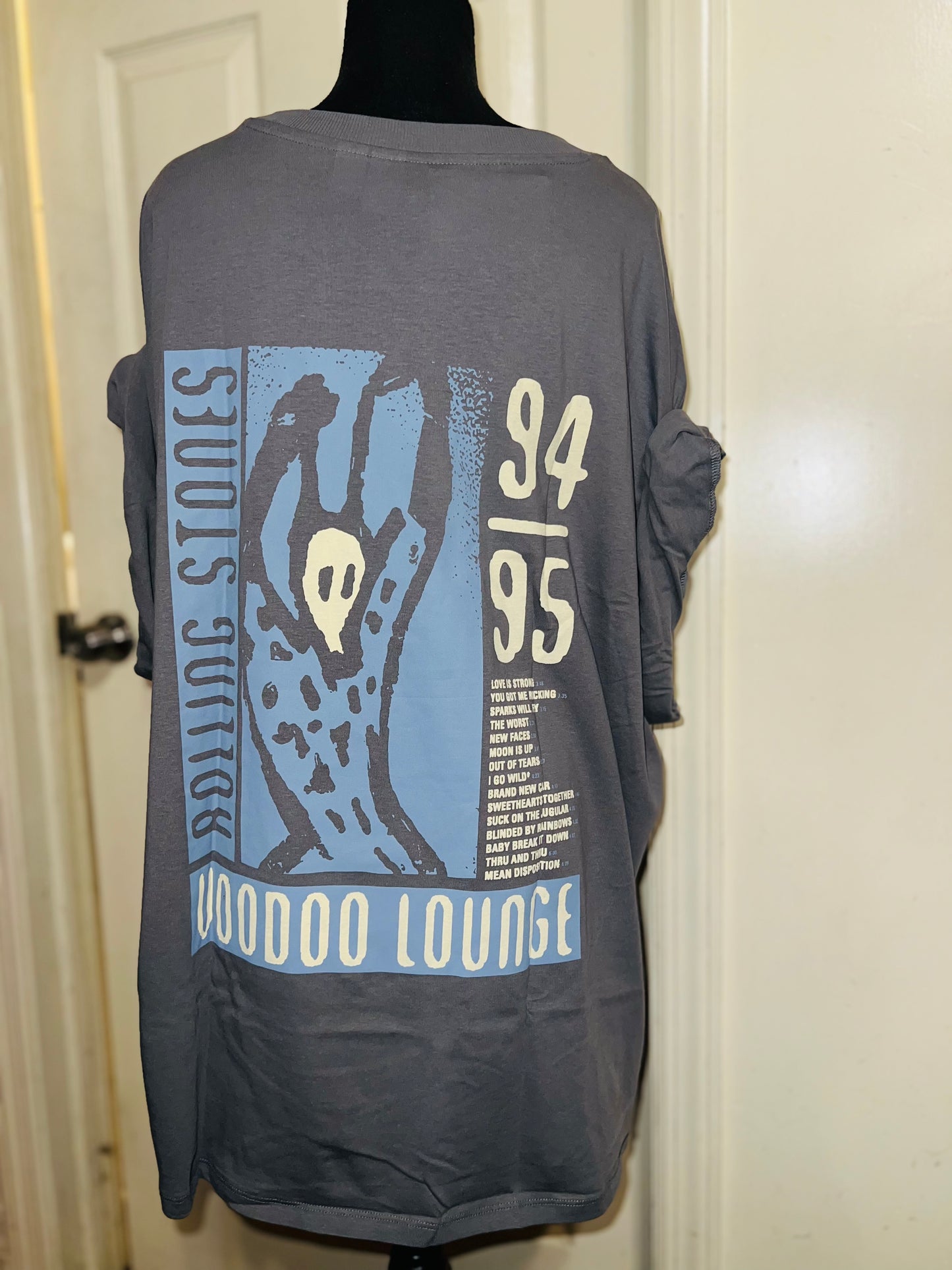 The Rolling Stones Double Sided Voodoo Distressed Tee