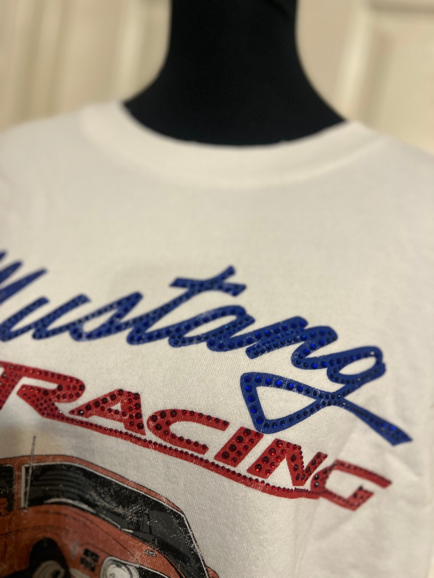Ford Mustang Oversized Distressed Sweatshirt