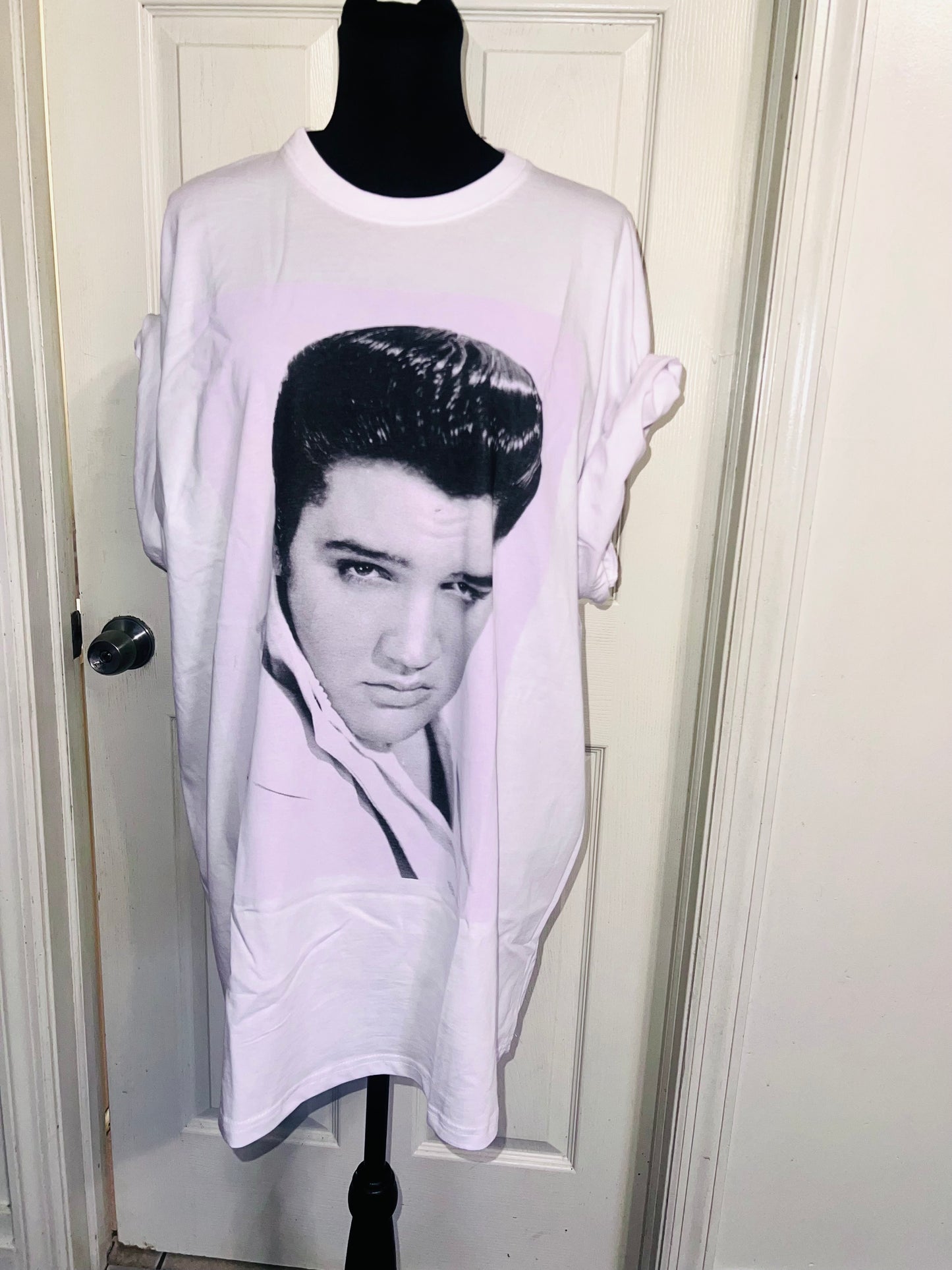 Elvis Oversized Distressed Tee
