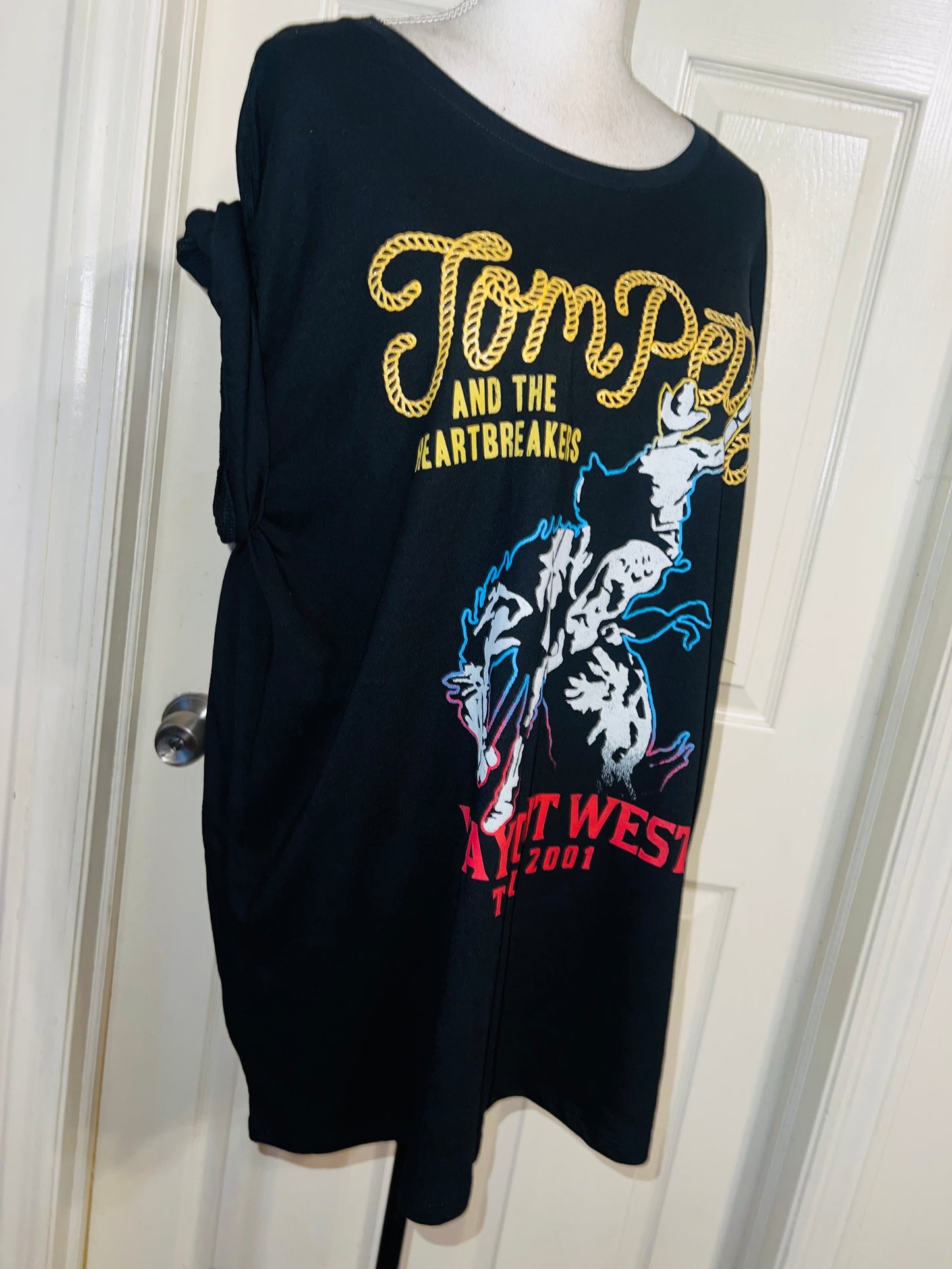 Tom Petty & The Heartbreakers Oversized Distressed Tee