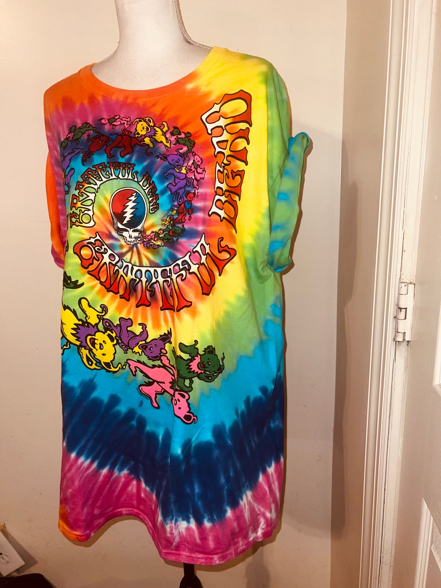 Grateful Dead Oversized Distressed Tee