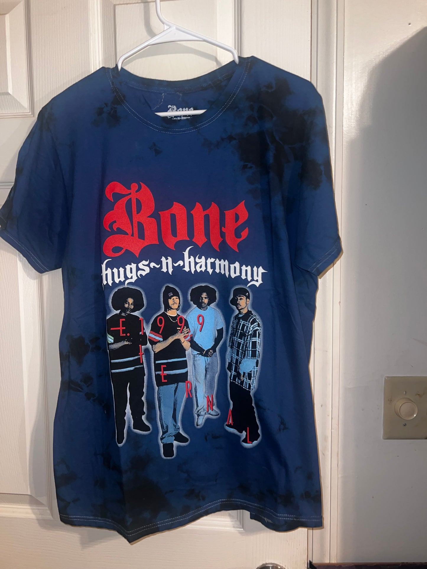 Bone Thugs n Harmony Tie Dyed Oversized Distressed Tee