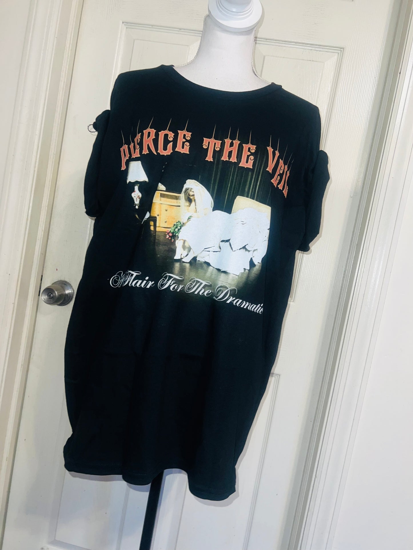 Pierce the Veil Oversized Distressed Tee