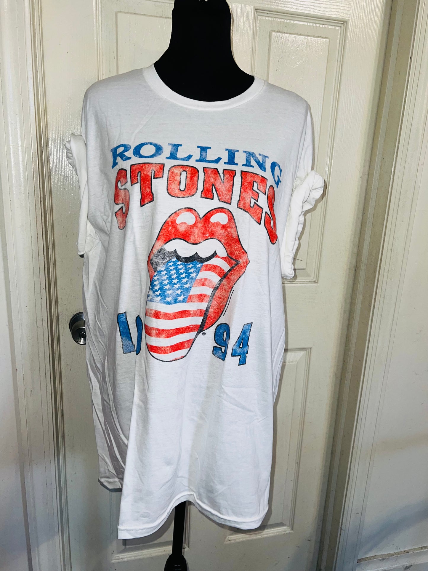 The Rolling Stones Oversized Distressed Tee