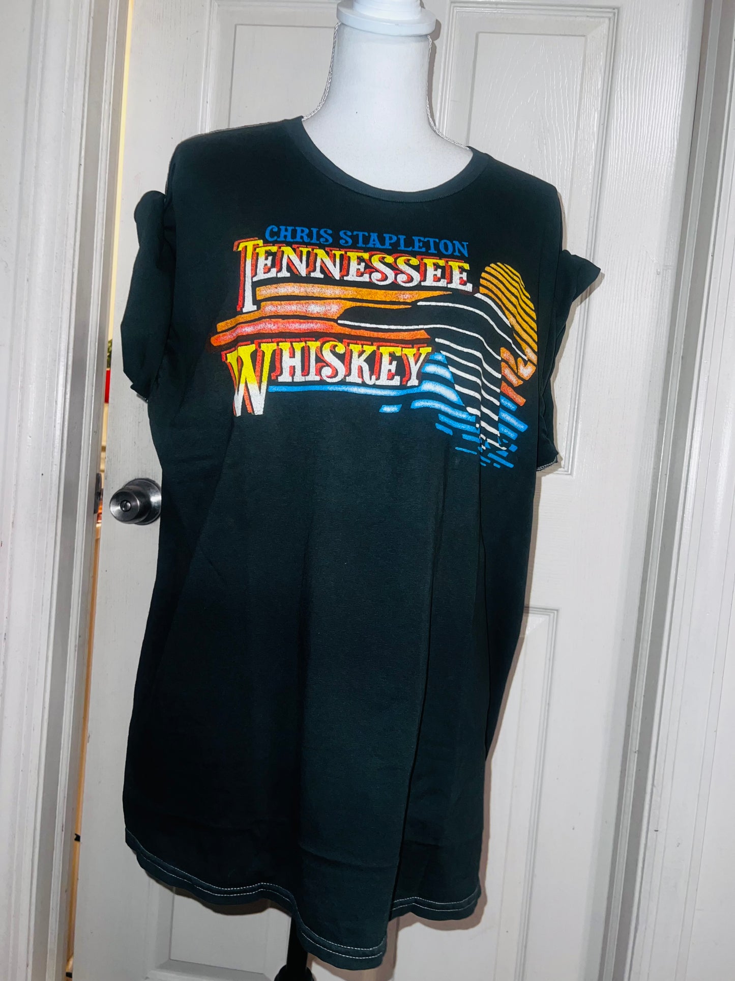 Chris Stapleton Oversized Distressed Tee