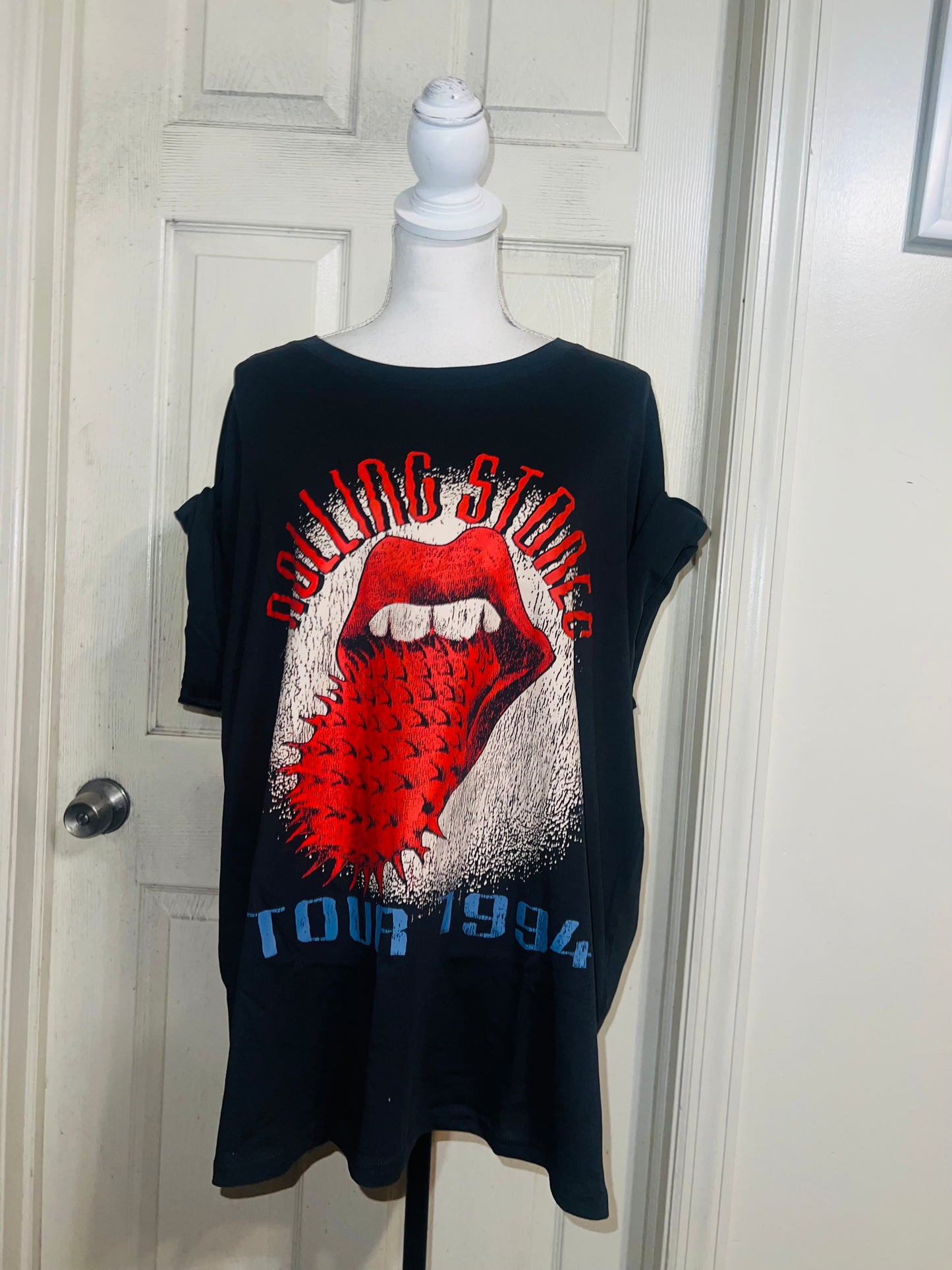 Rolling Stones Oversized Distressed Tee