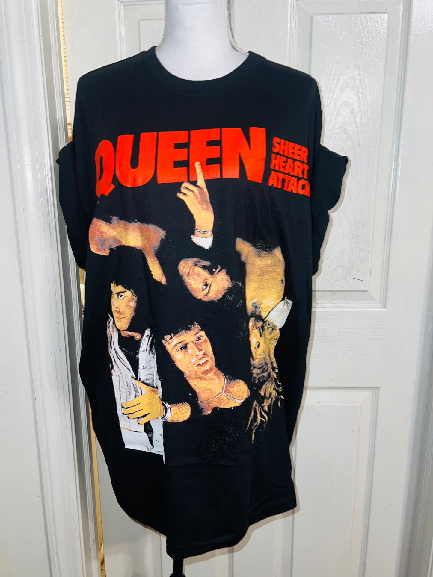 Queen Oversized Distressed Tee