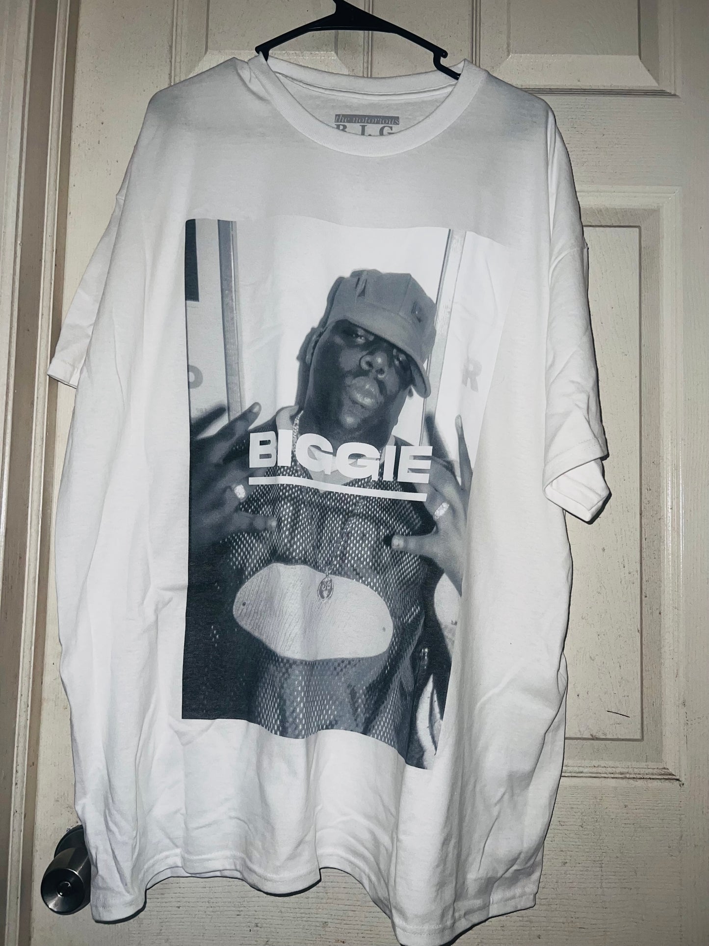 Biggie Smalls Oversized Distressed Tee