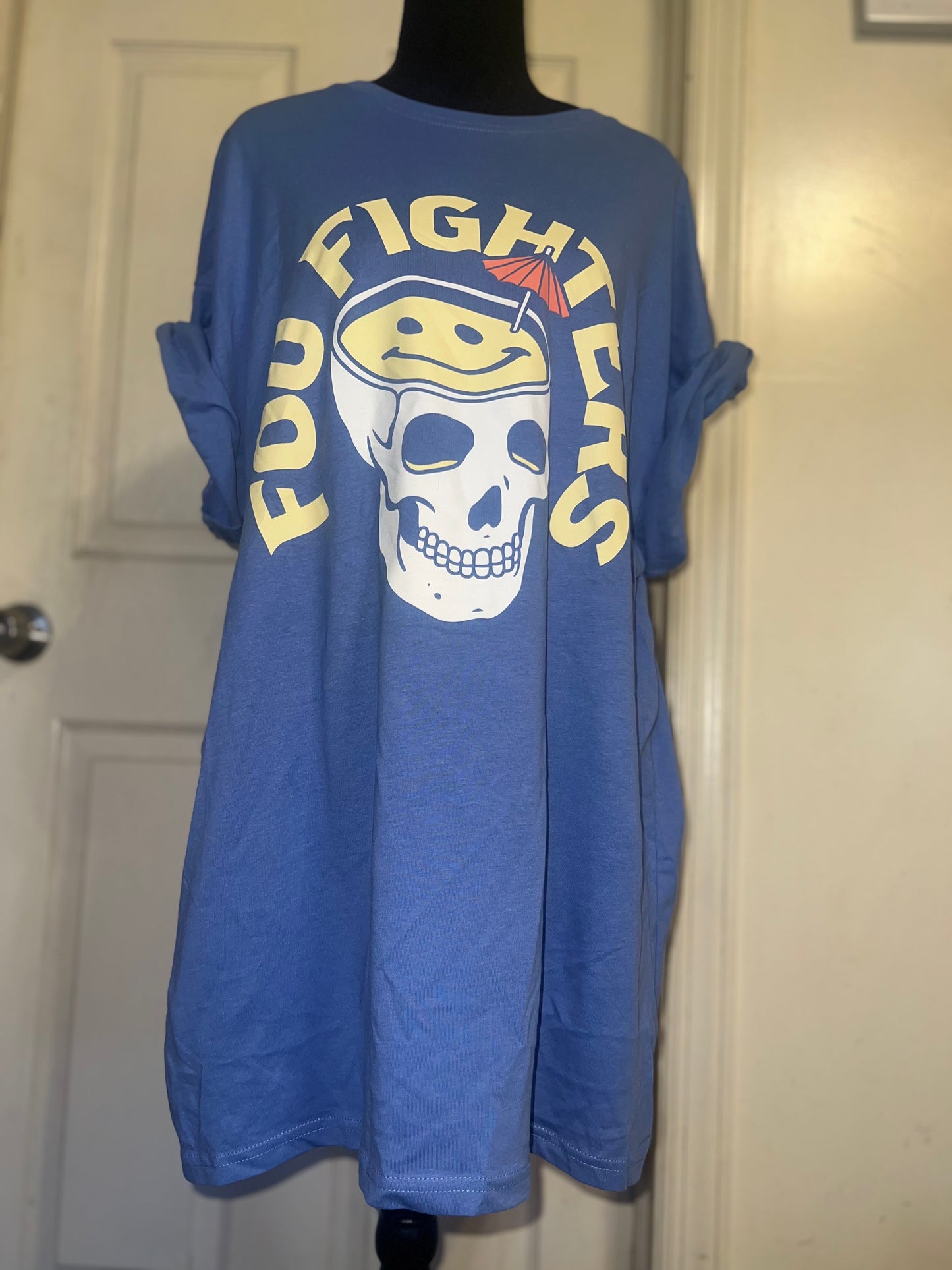 Foo Fighters Oversized Distressed Tee