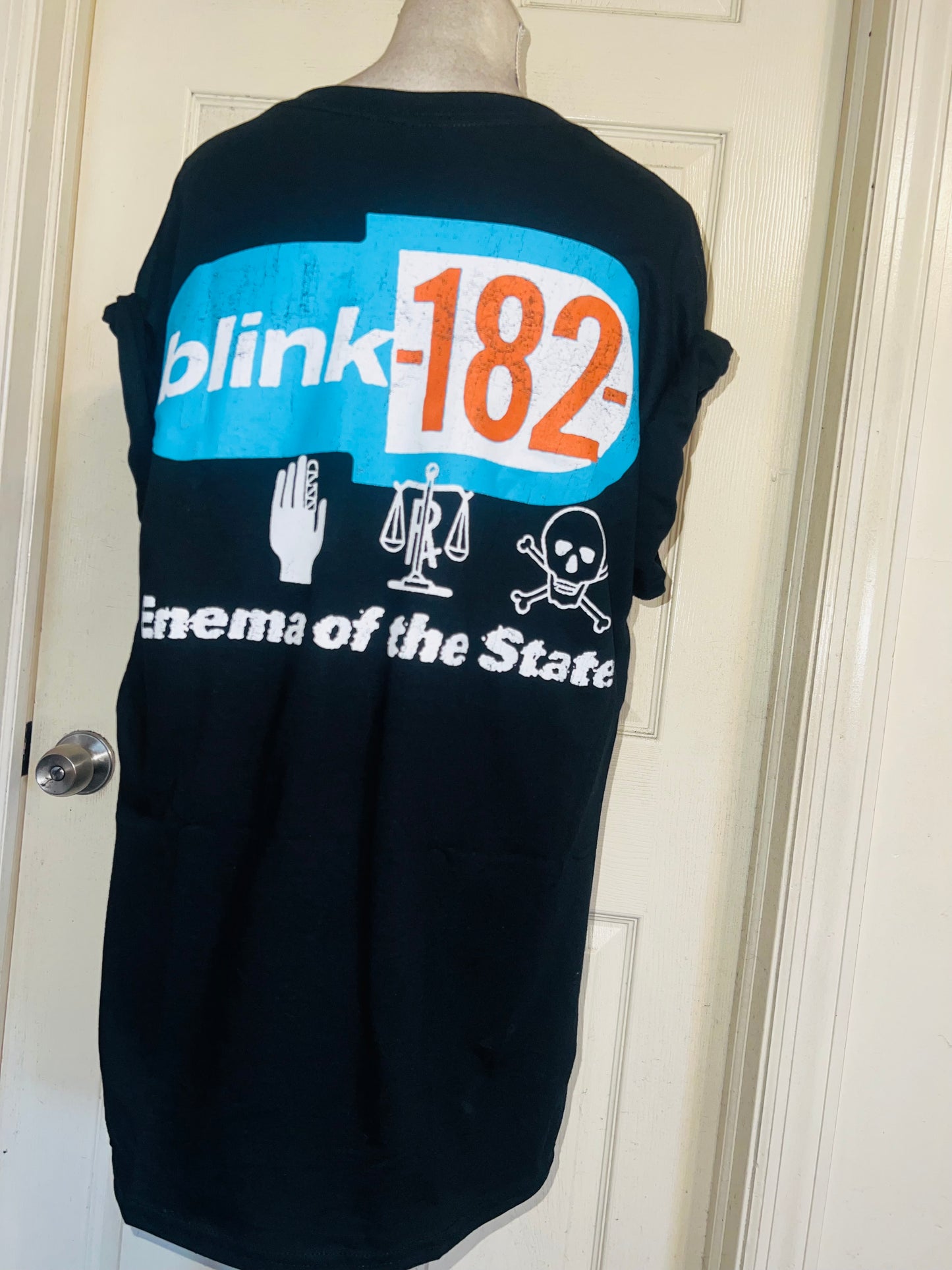 Blink 182 ‘Halloween’ Oversized Distressed Tee