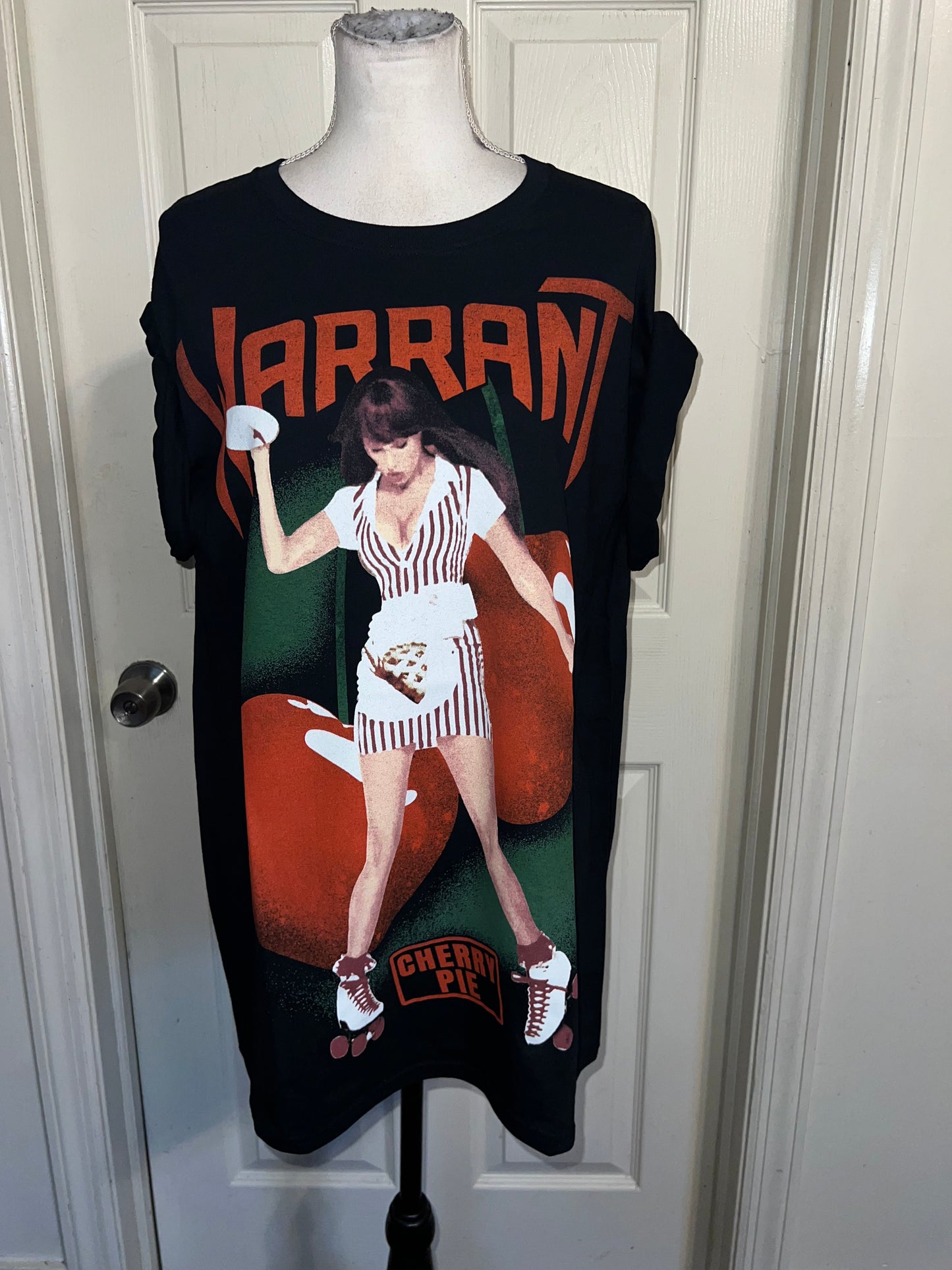 Warrant Double Sided Oversized Distressed Tee