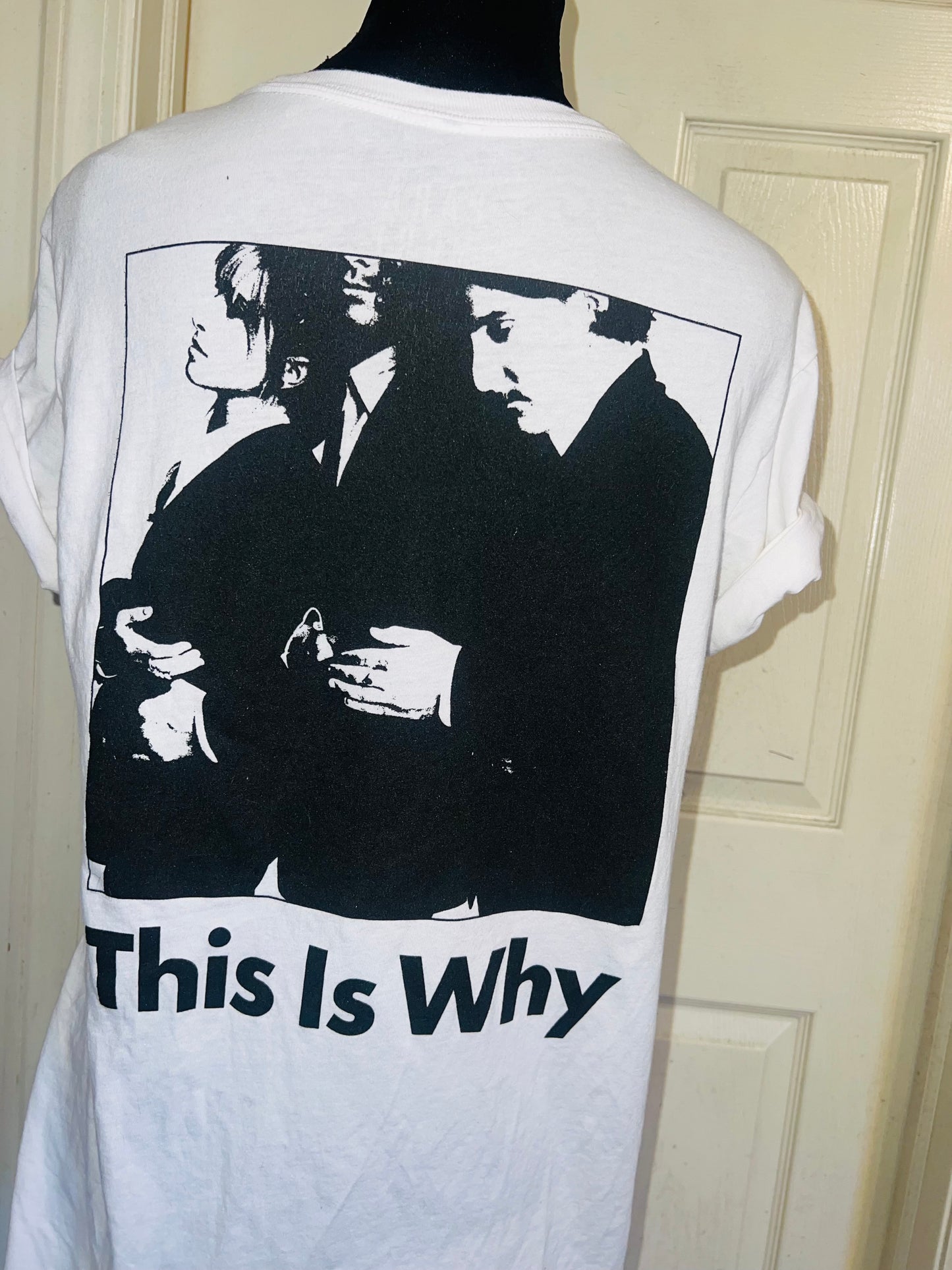 Paramore This is Why Double Sided Oversized Distressed Tee
