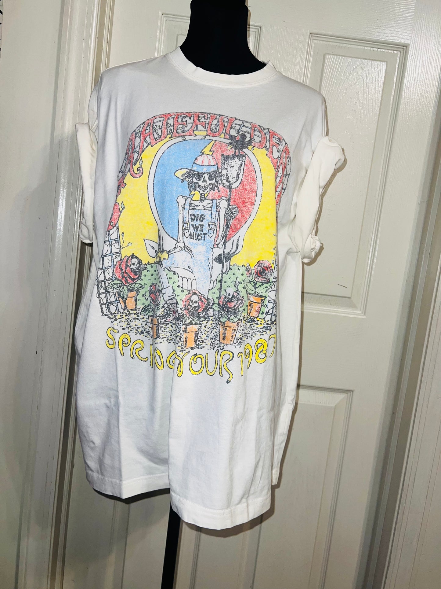 Grateful Dead Oversized Distressed Tee