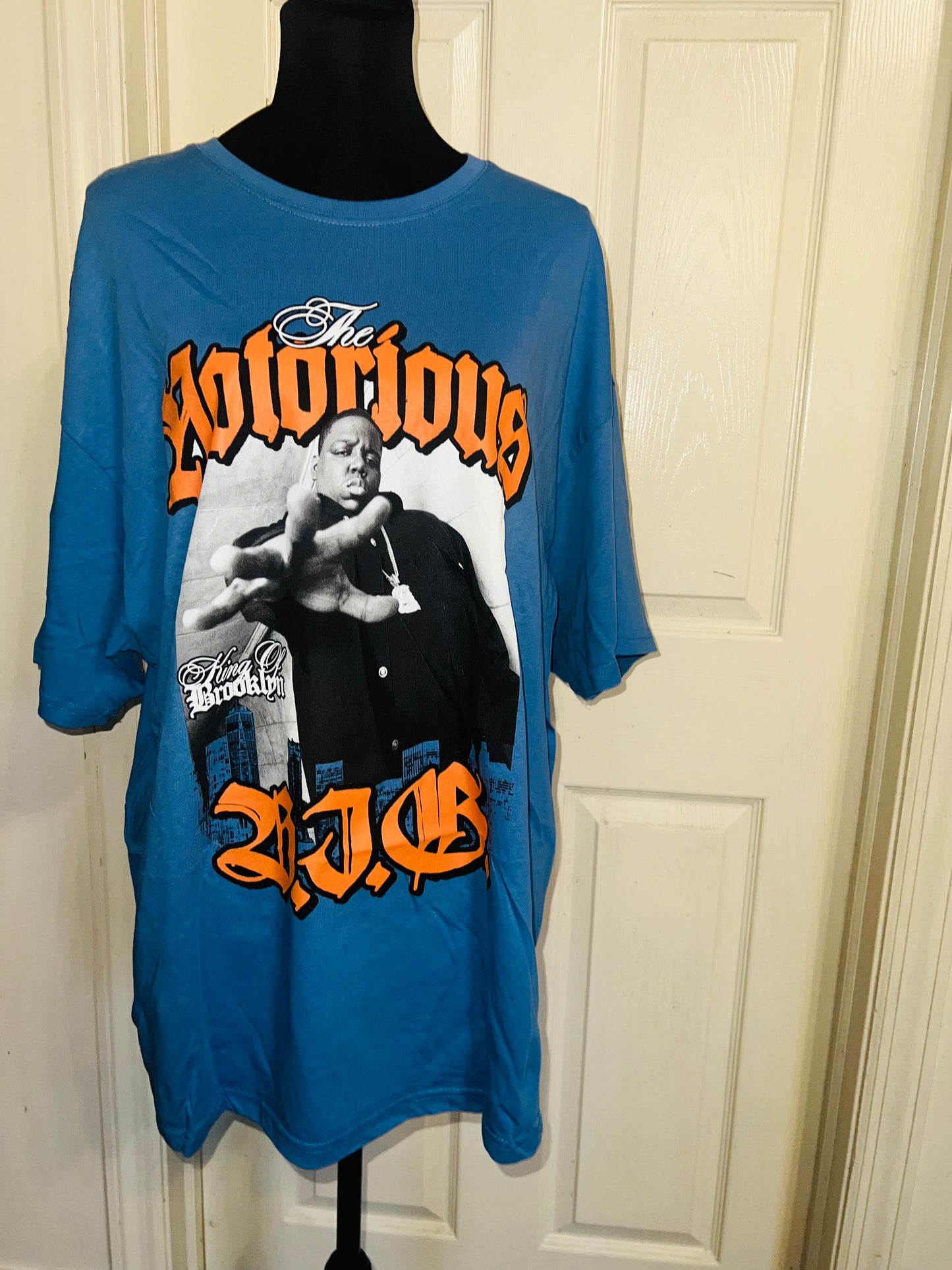 Notorious BIG Oversized Distressed Tee