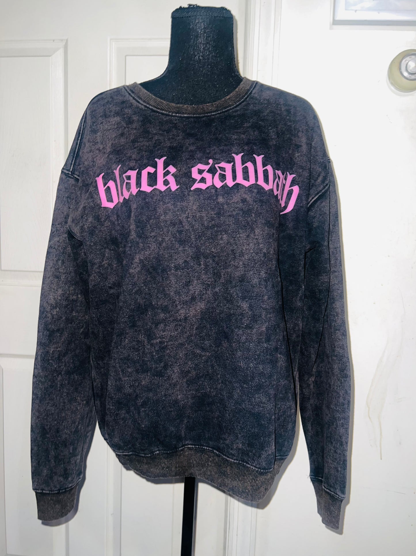 Black Sabbath Double Sided Oversized Sweatshirt