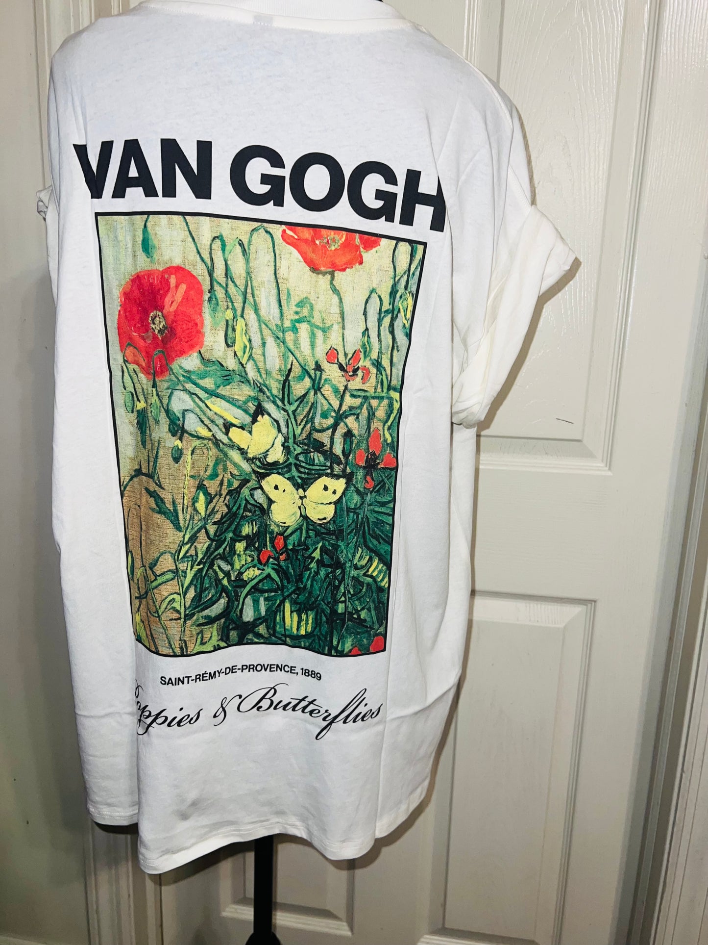 Vincent Van Gogh Double Sided Oversized Distressed Tee