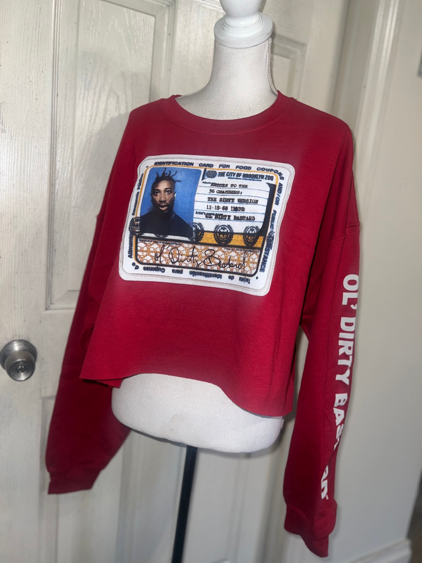 Ol’ Dirty Bastard Oversized Distressed Sweatshirt