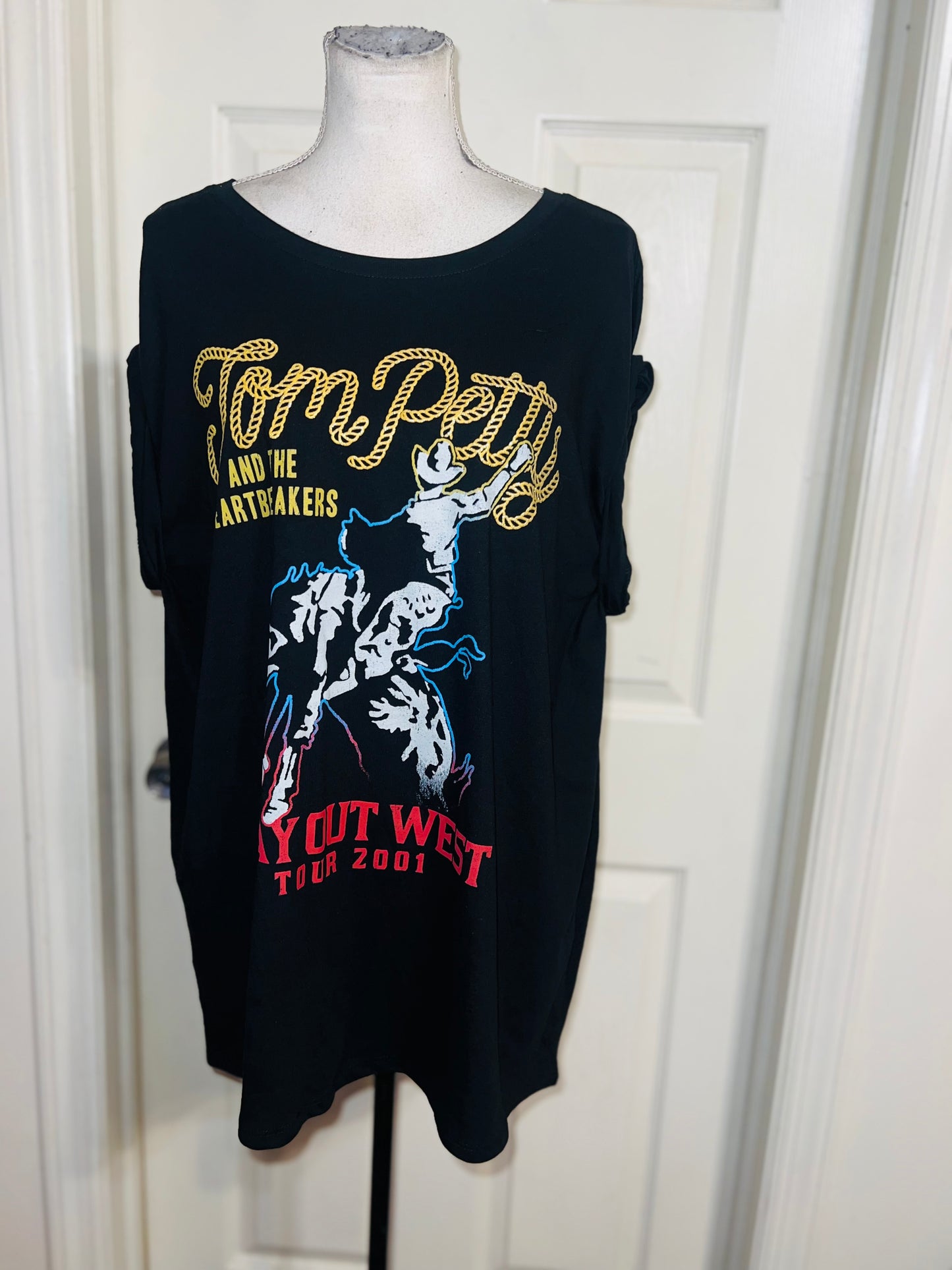 Tom Petty & The Heartbreakers Oversized Distressed Tee