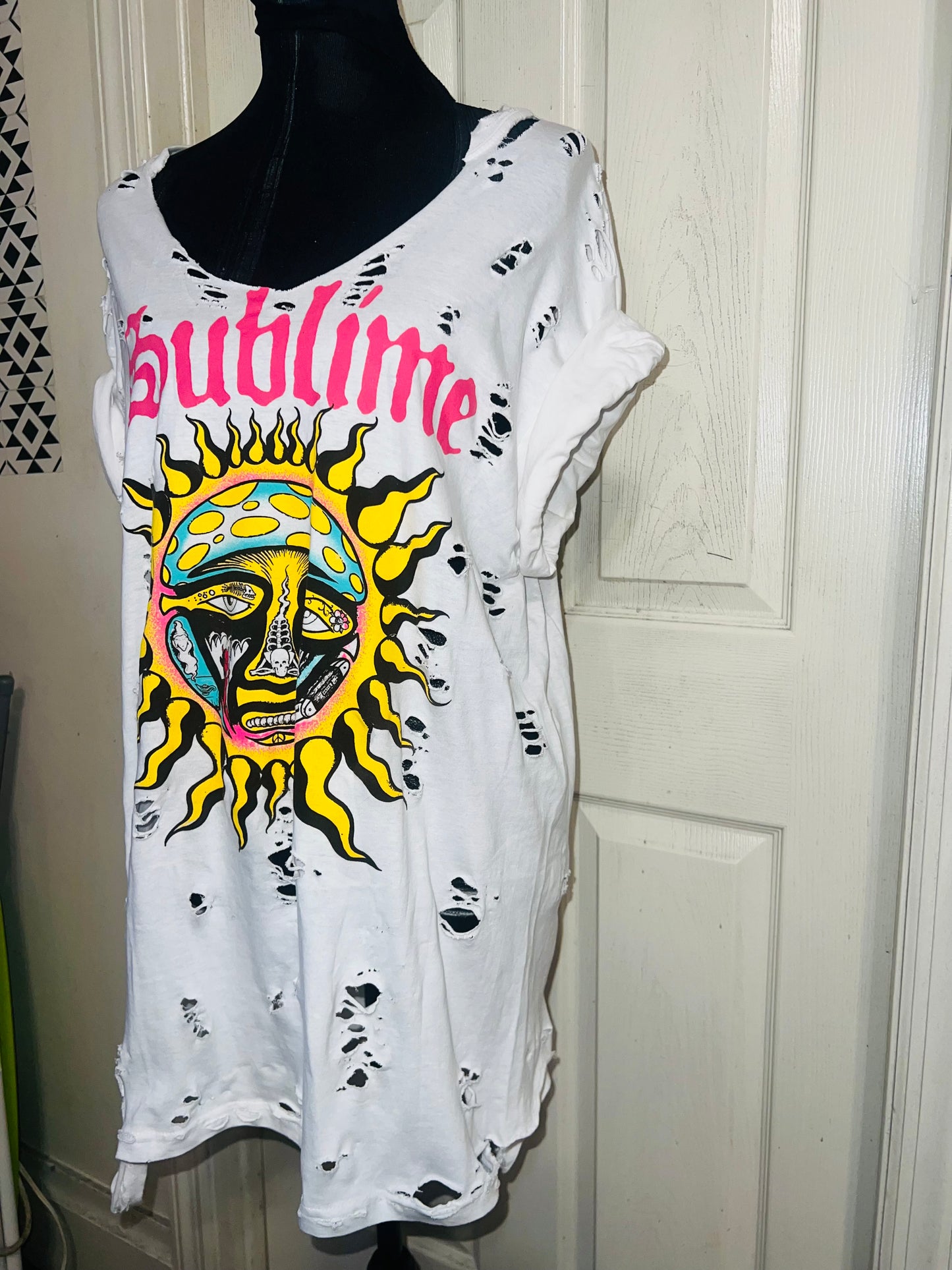 Sublime Oversized Distressed Tee