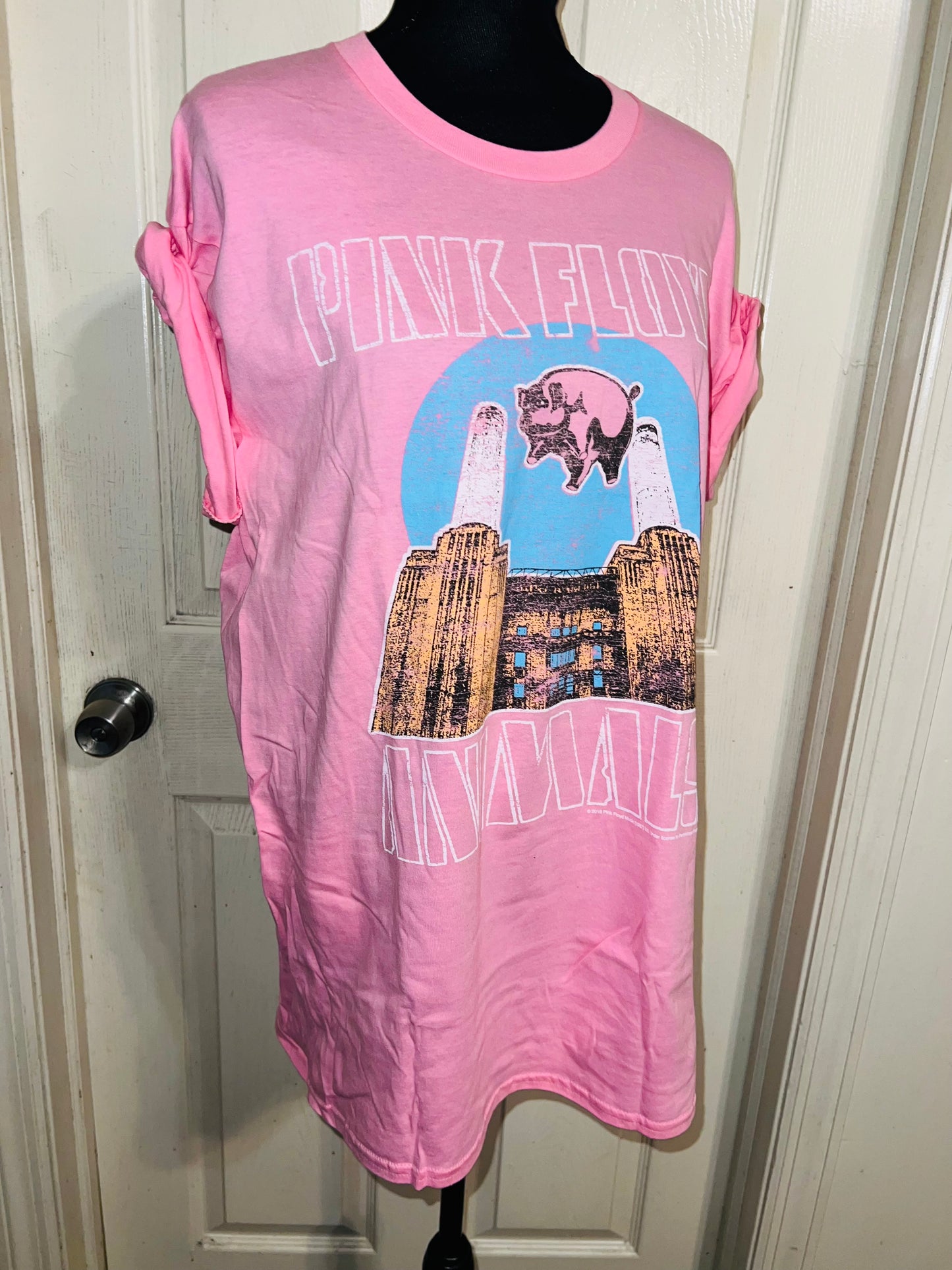 Pink Floyd Oversized Distressed Tee