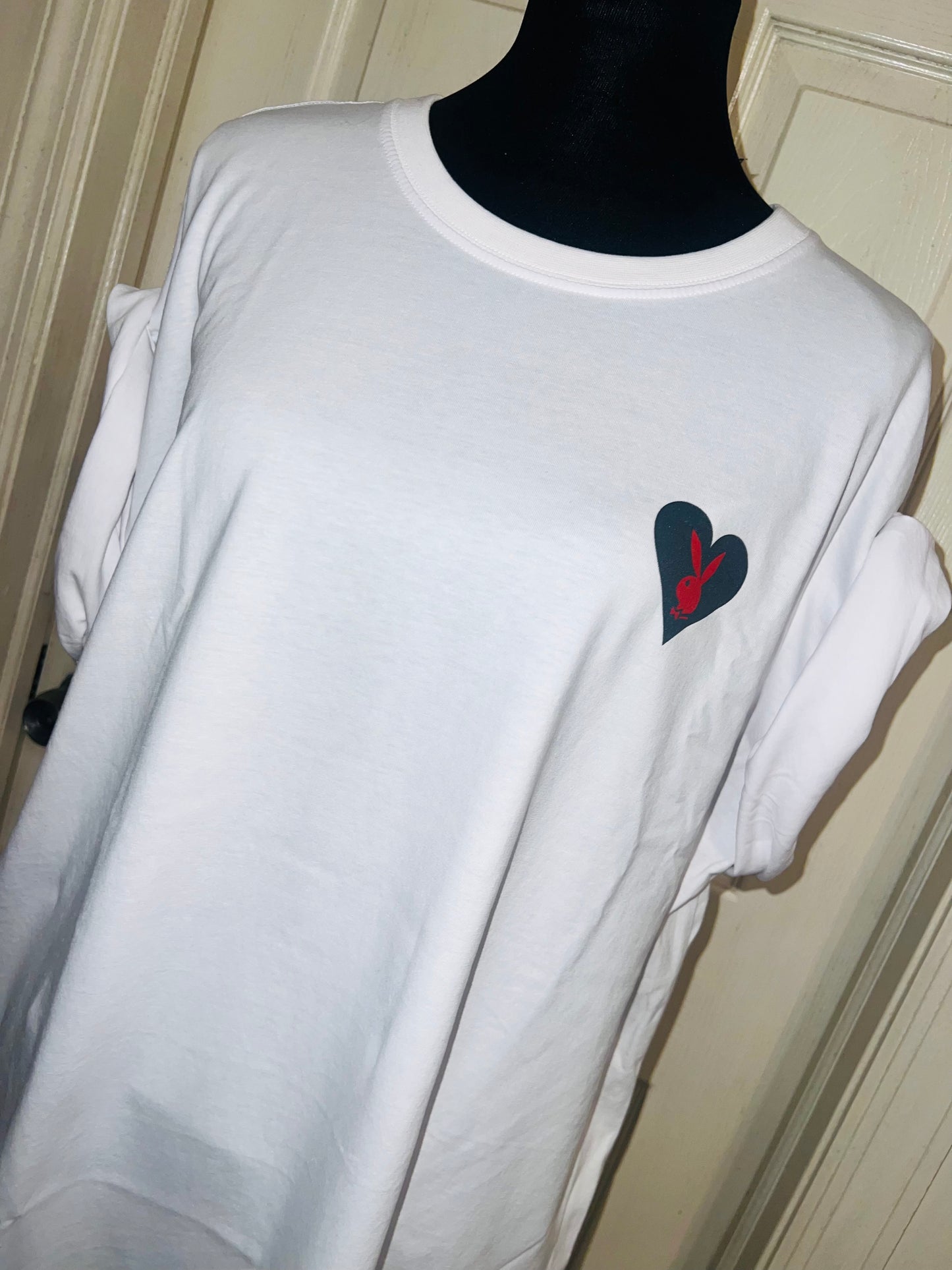 Playboy Double Sided Oversized Distressed Tee