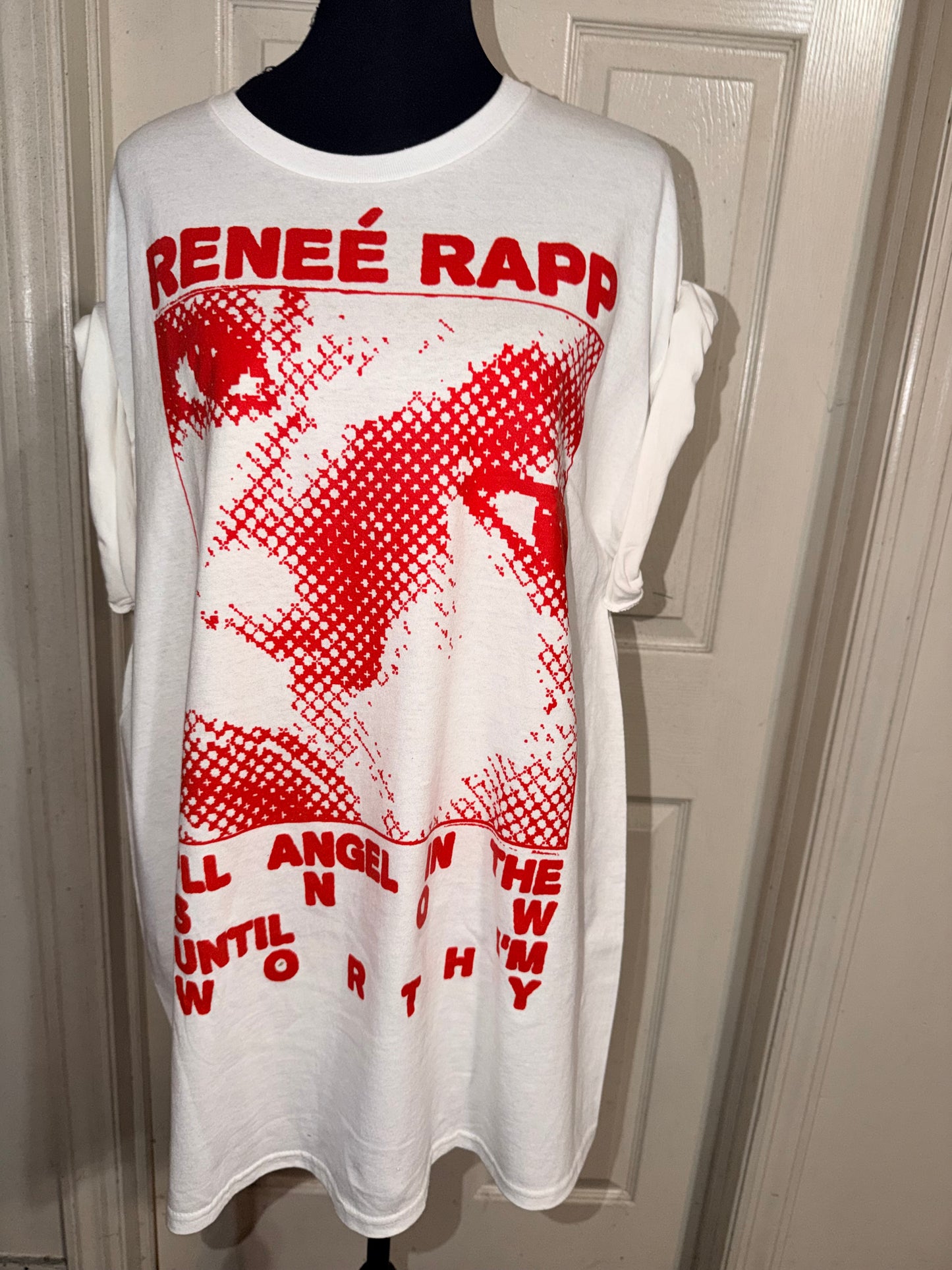 Renee Rapp Oversized Distressed Tee