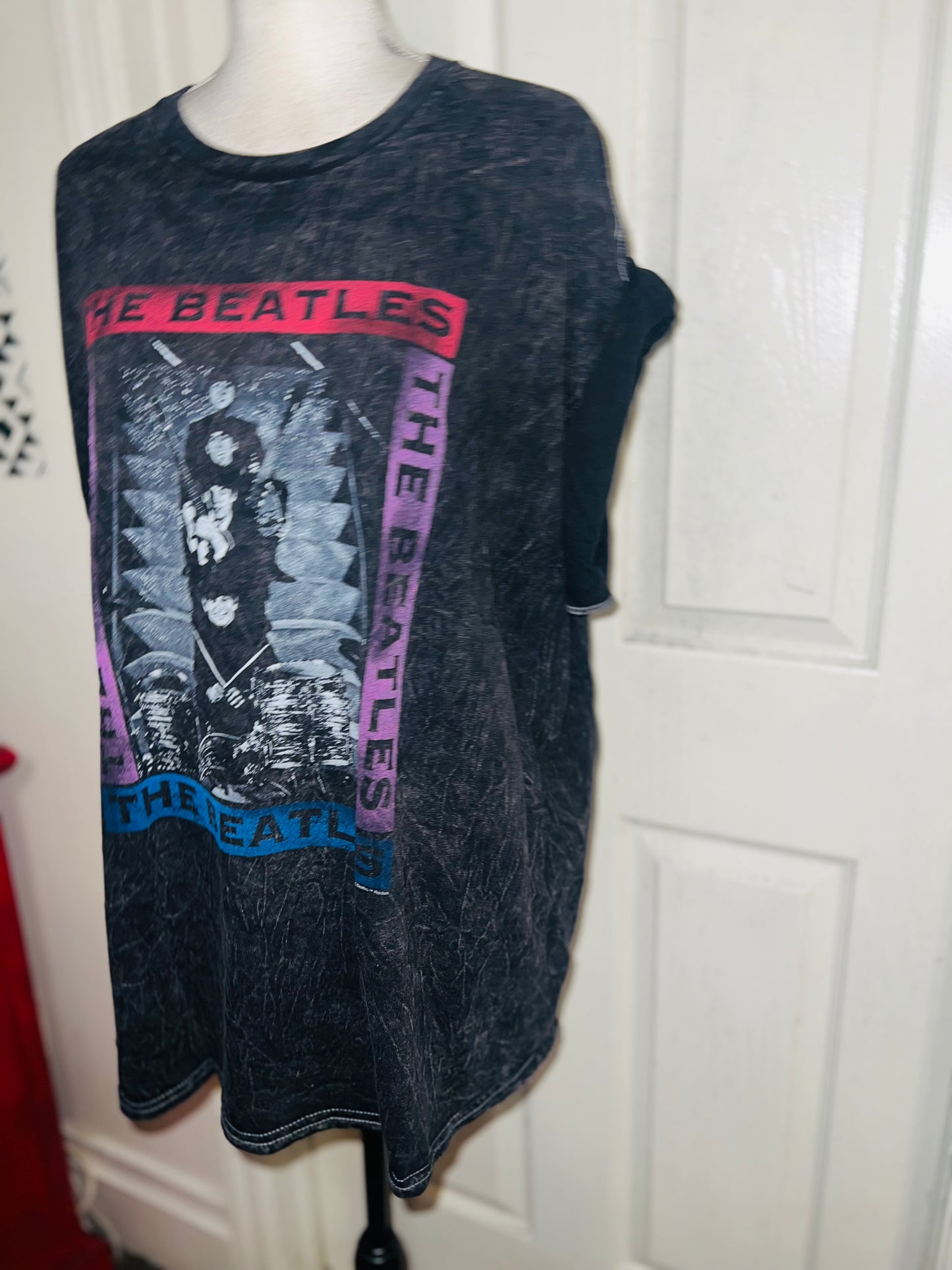 Beatles Oversized Distressed Tee