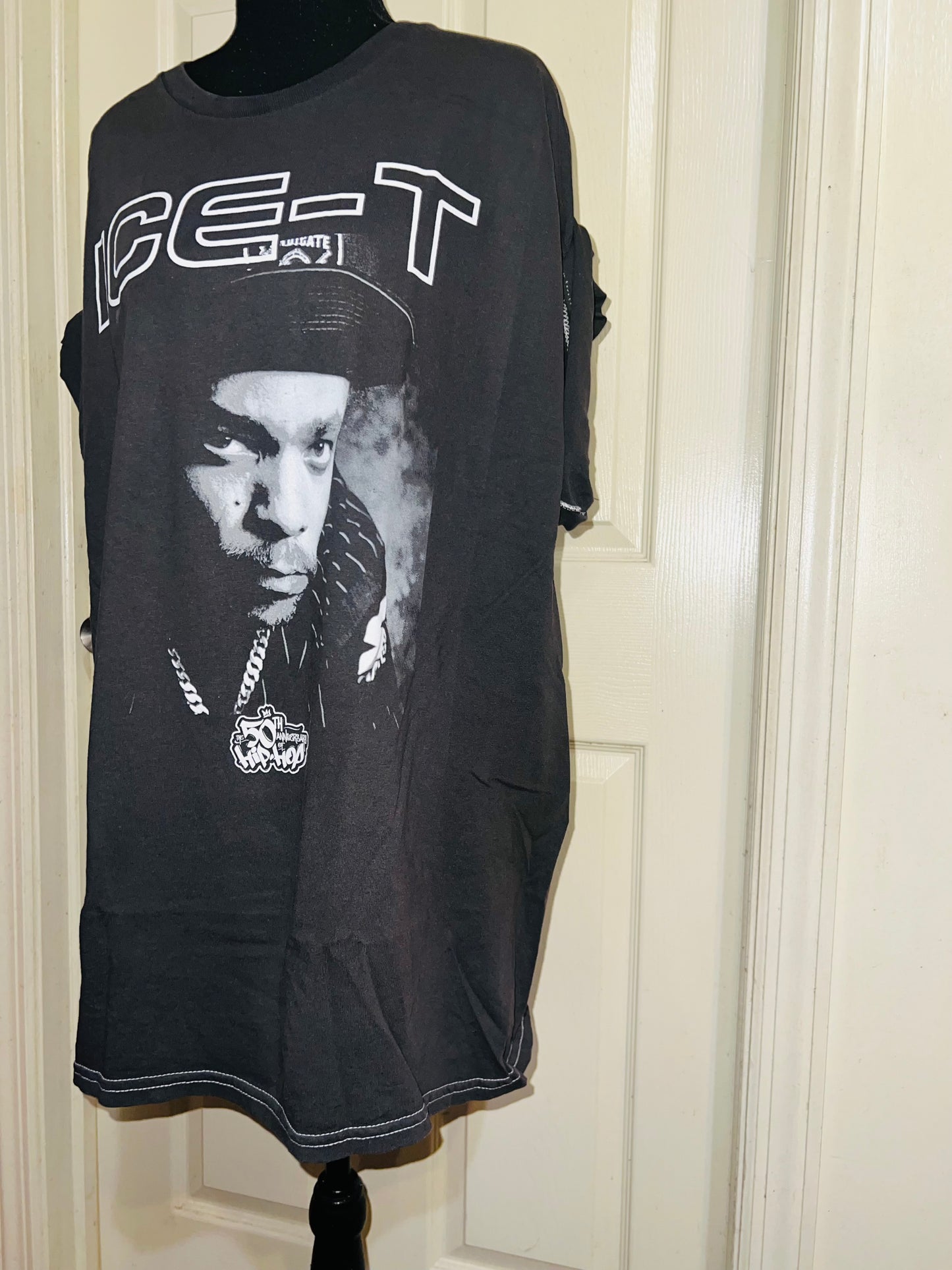 Ice-T Oversized Distressed Tee