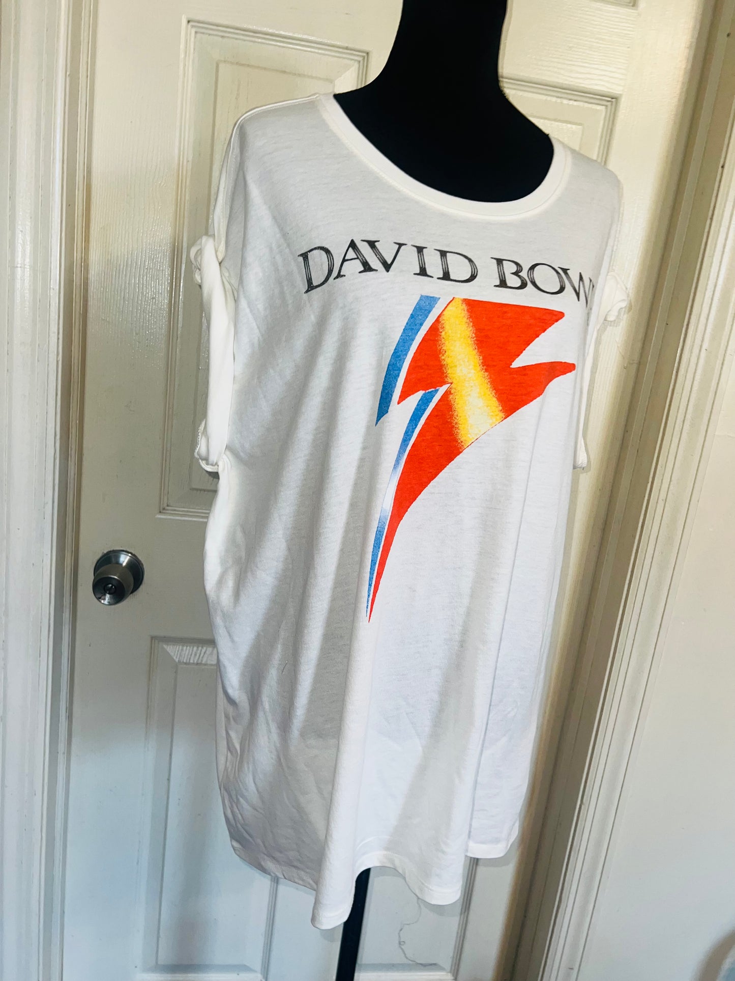 David Bowie Oversized Distressed Tee