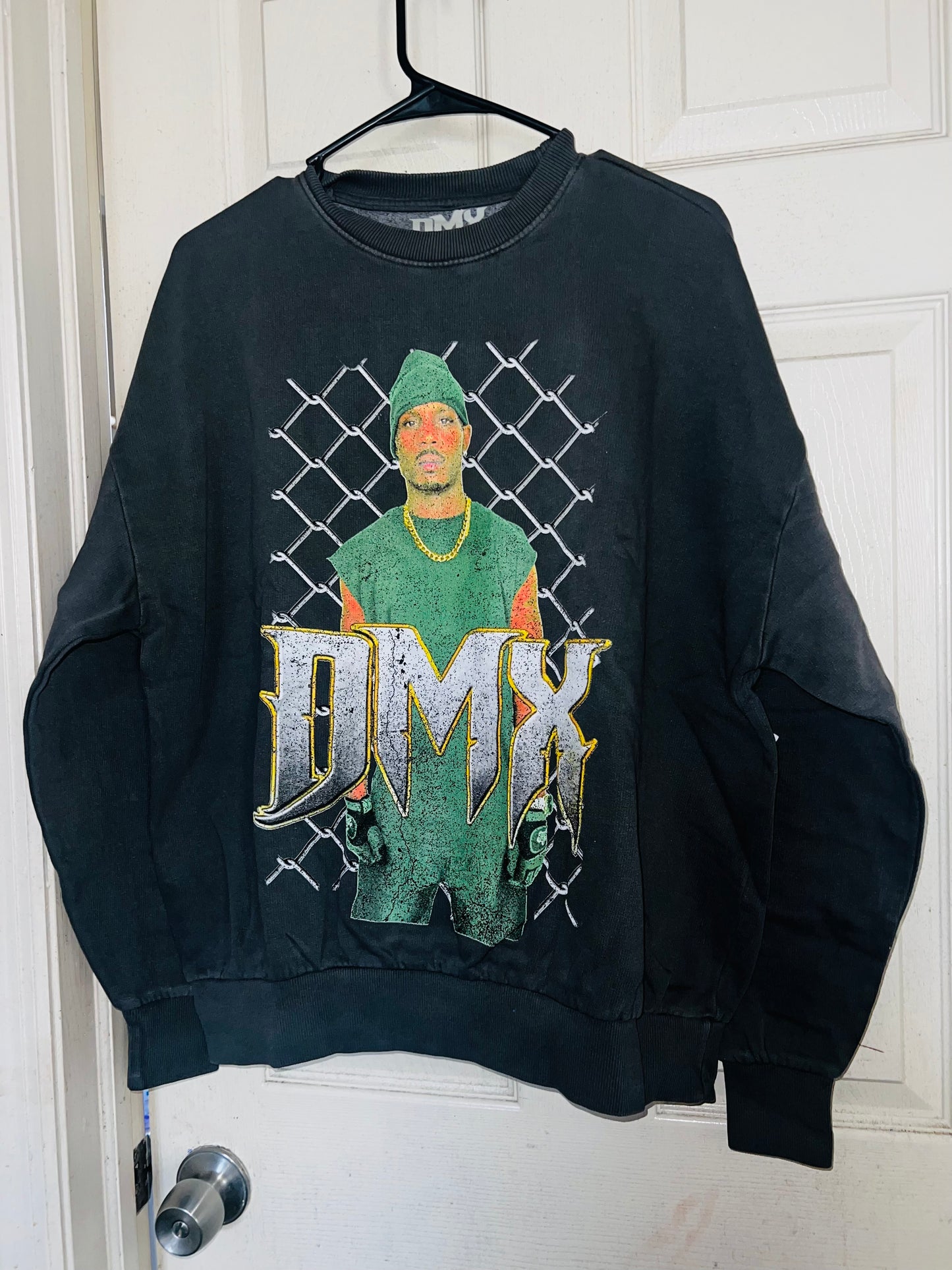DMX Oversized Distressed Sweatshirt