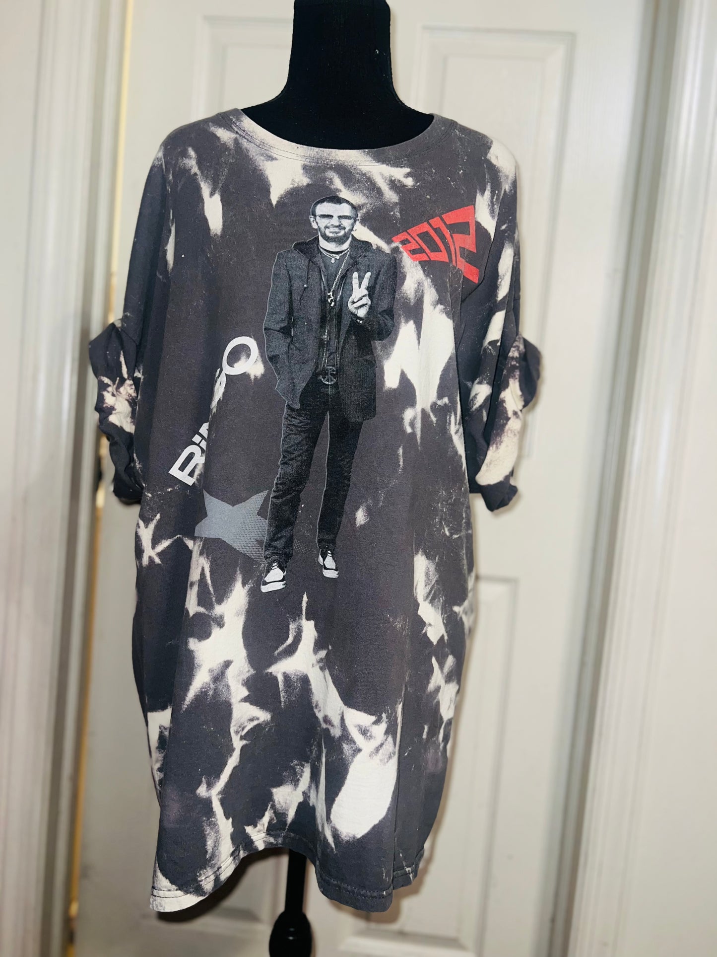 Bleached Ringo Starr Vintage Double Sided Tee