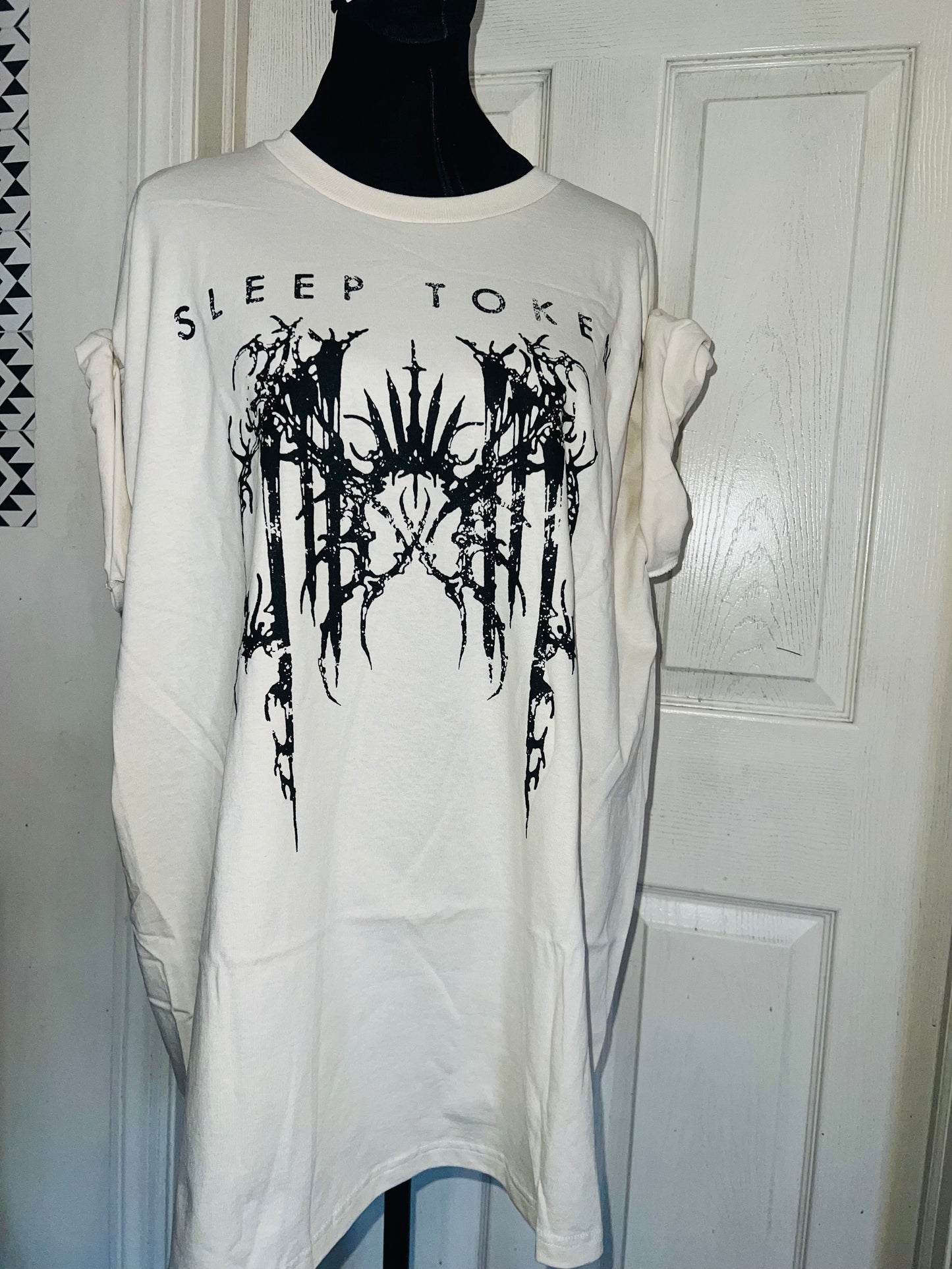 Sleep Token Oversized Distressed Tee