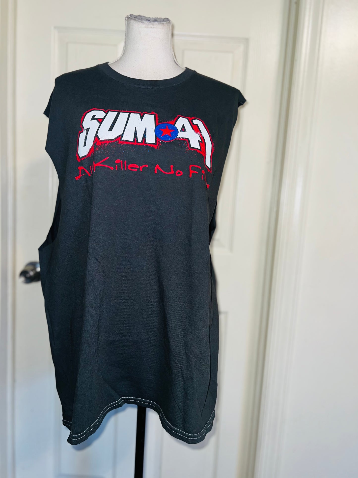 Sum 41 Double Sided Oversized Distressed Tank