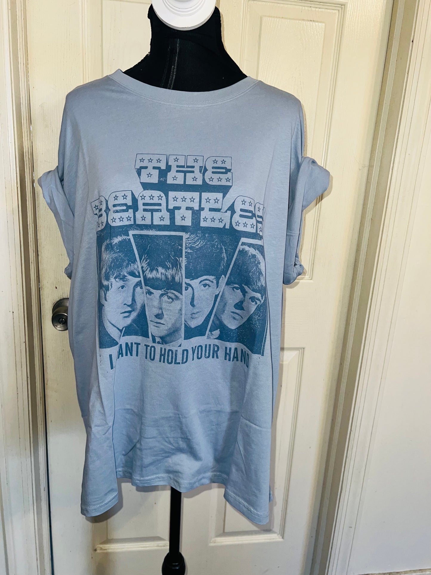 The Beatles Oversized Distressed Tee