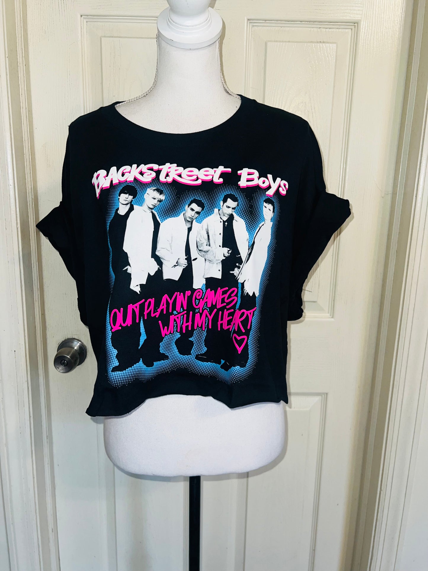 Backstreet Boys Oversized Distressed Tee