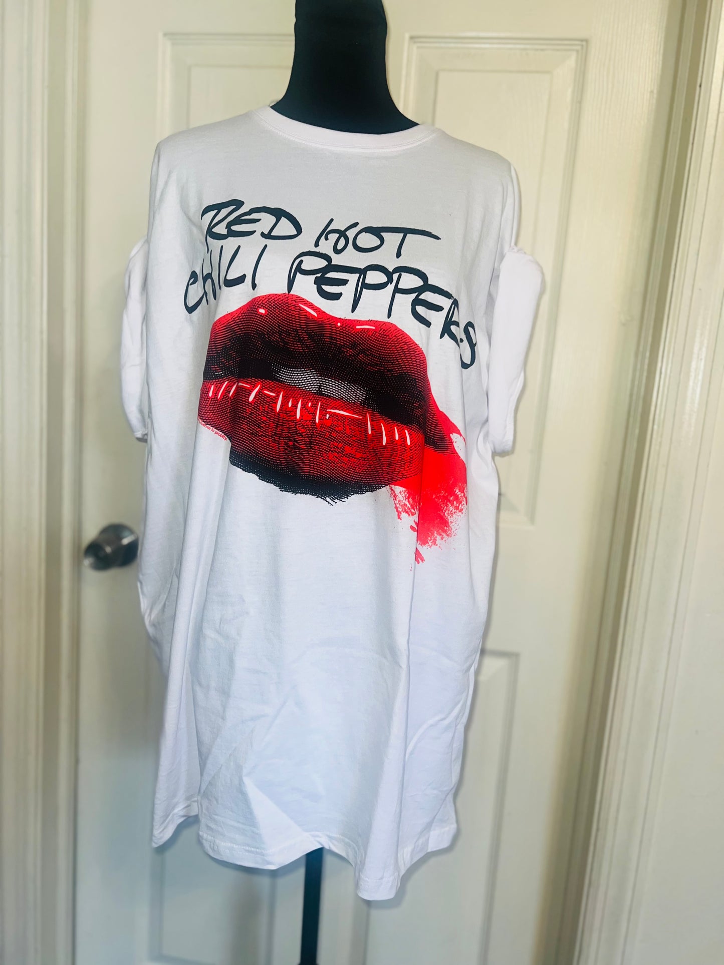 Red Hot Chili Peppers Oversized Distressed Tee