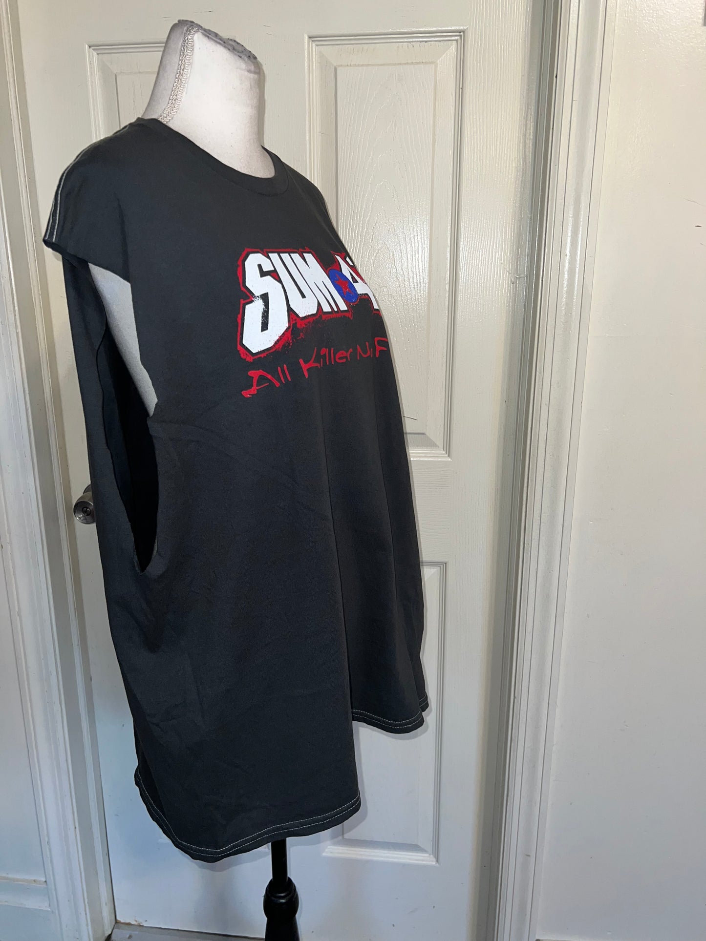Sum 41 Double Sided Oversized Distressed Tank