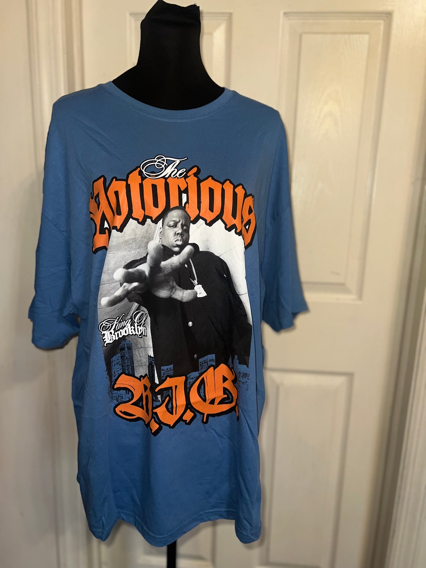 Notorious BIG Oversized Distressed Tee