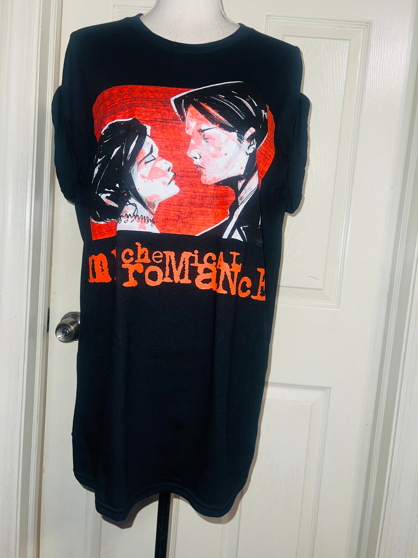 My Chemical Romance Oversized Distressed Tee