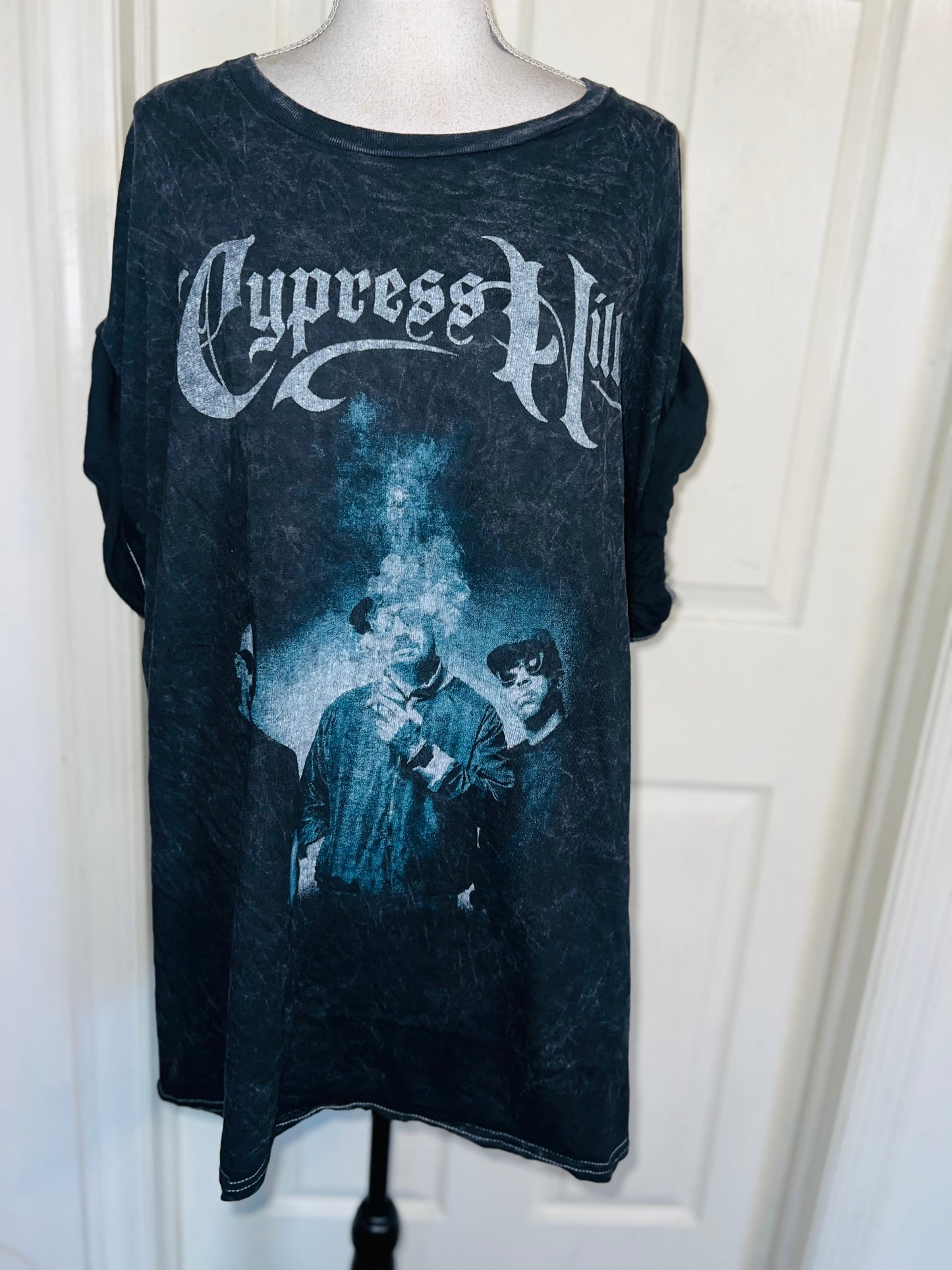 Cypress Hill Double Sided Oversized Distressed Tee