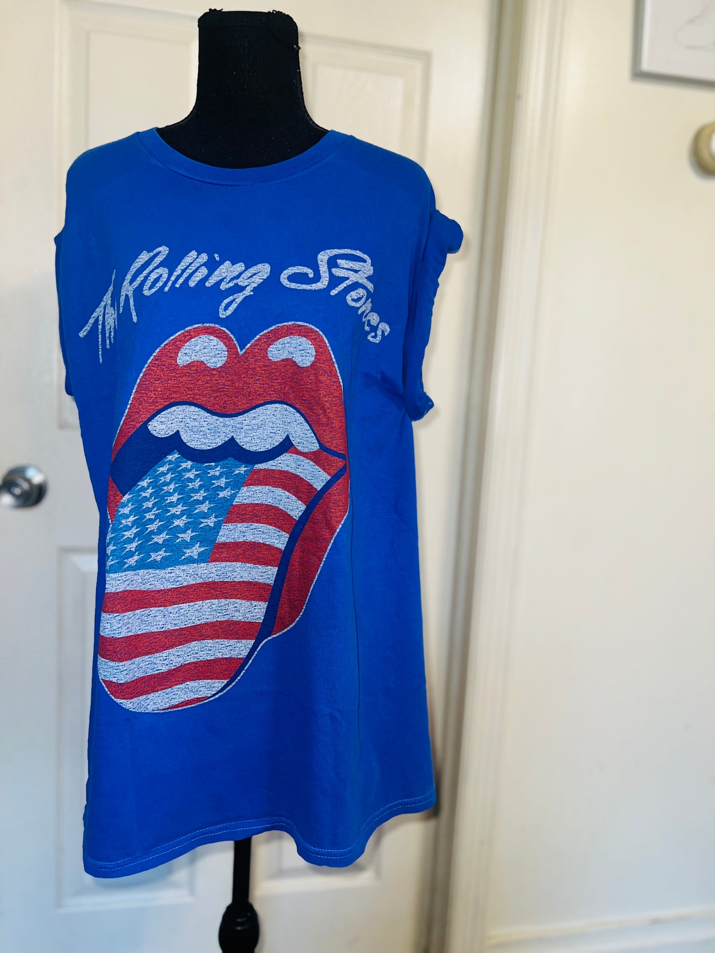 The Rolling Stones Oversized Distressed Tee