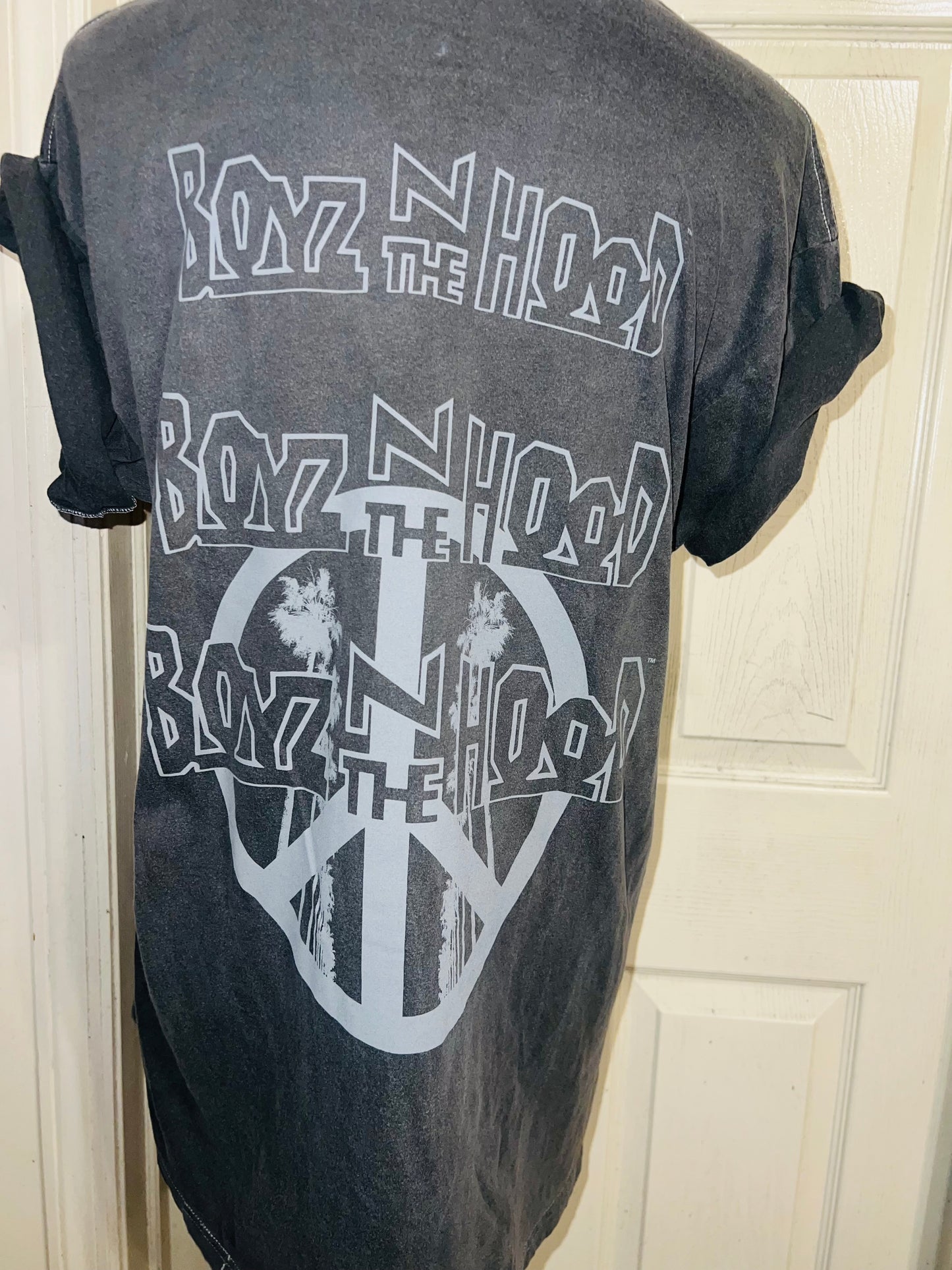 Boyz in The Hood Double Sided Oversized Distressed Tee