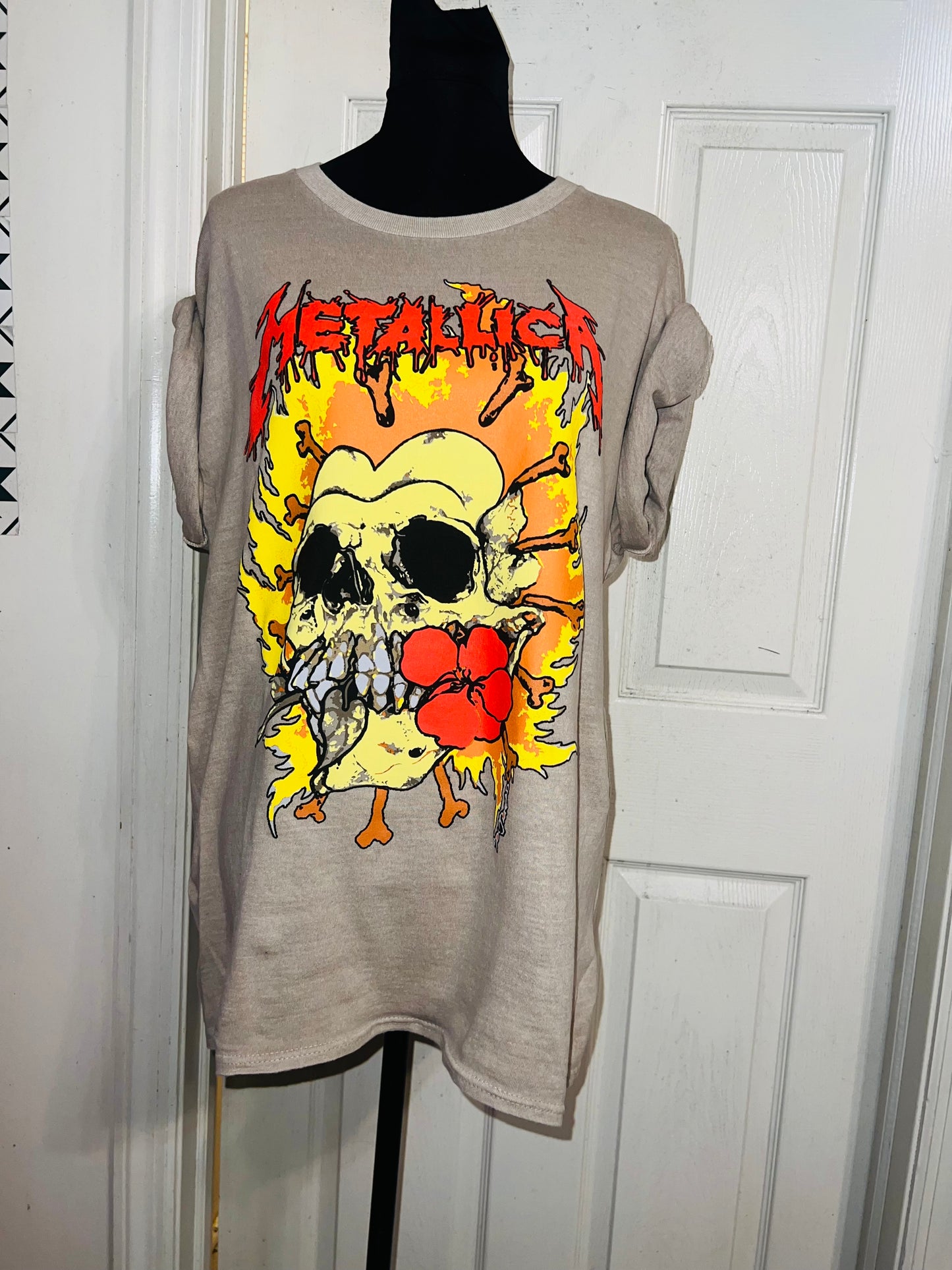 Metallica Oversized Distressed Tee