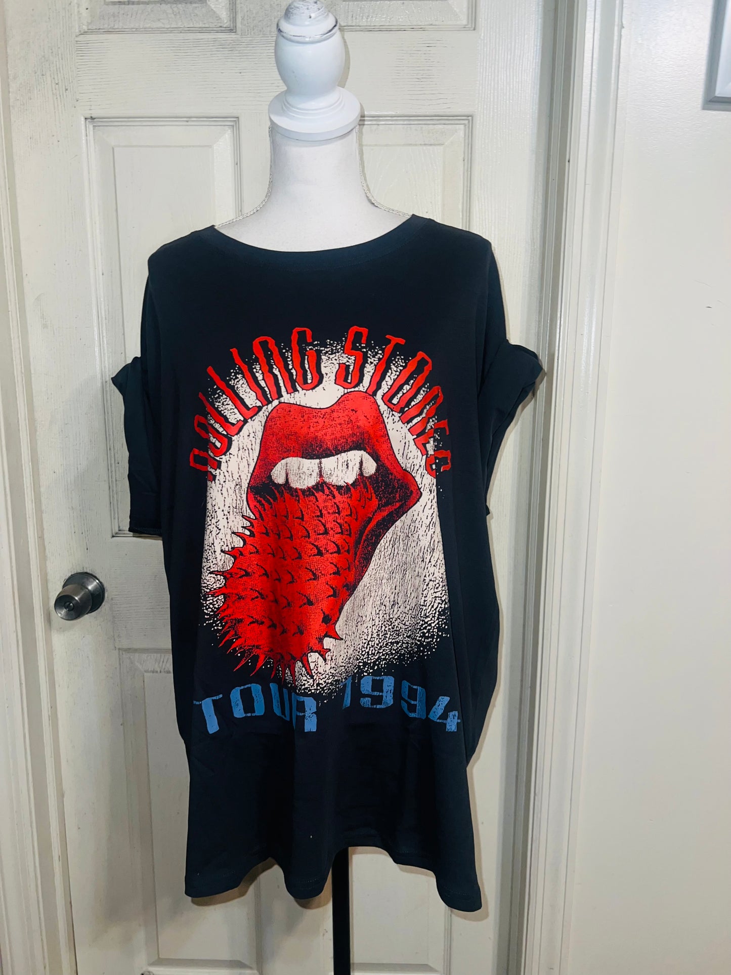 Rolling Stones Oversized Distressed Tee