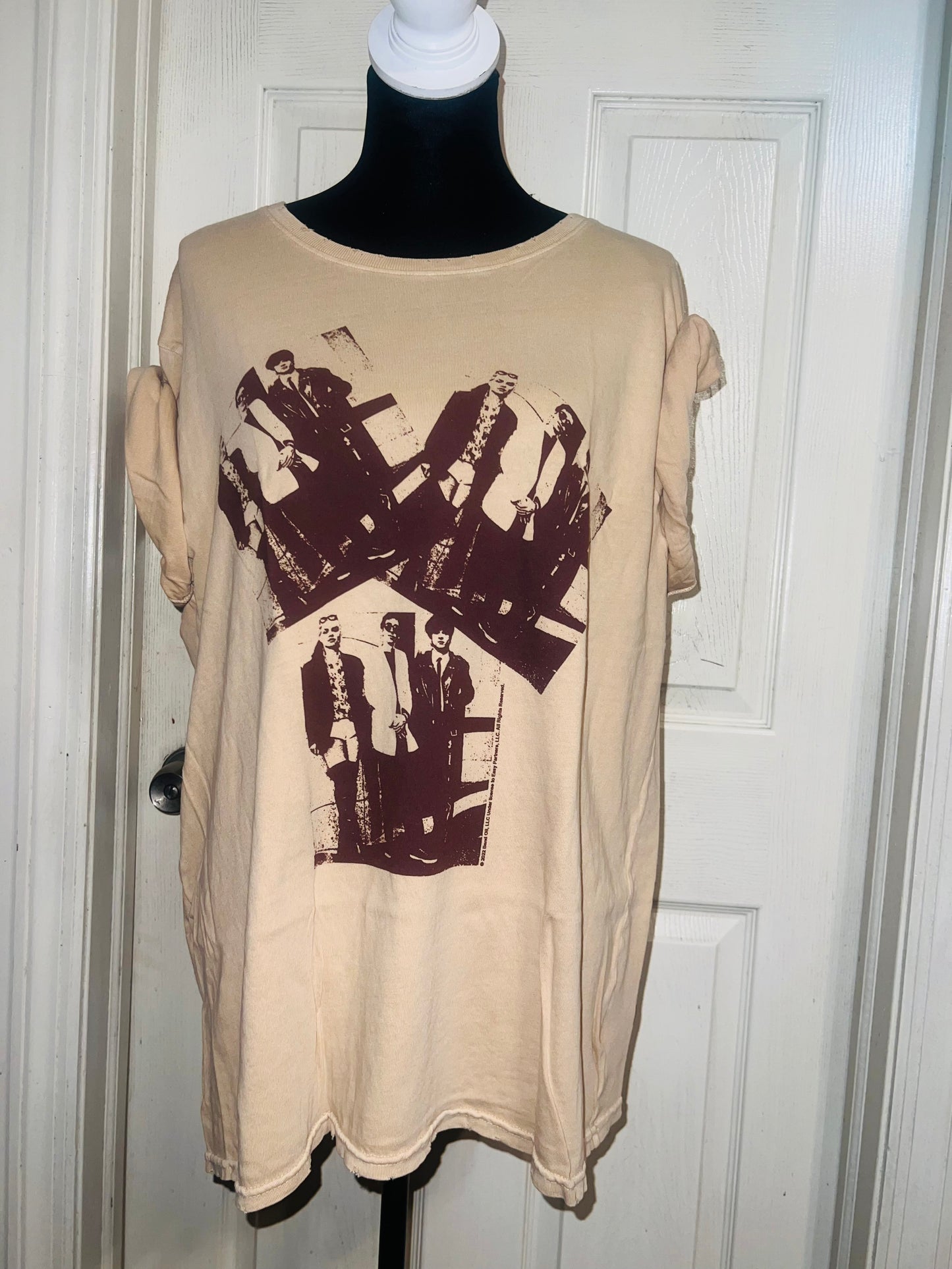 Blondie Double Sided Oversized Distressed Tee