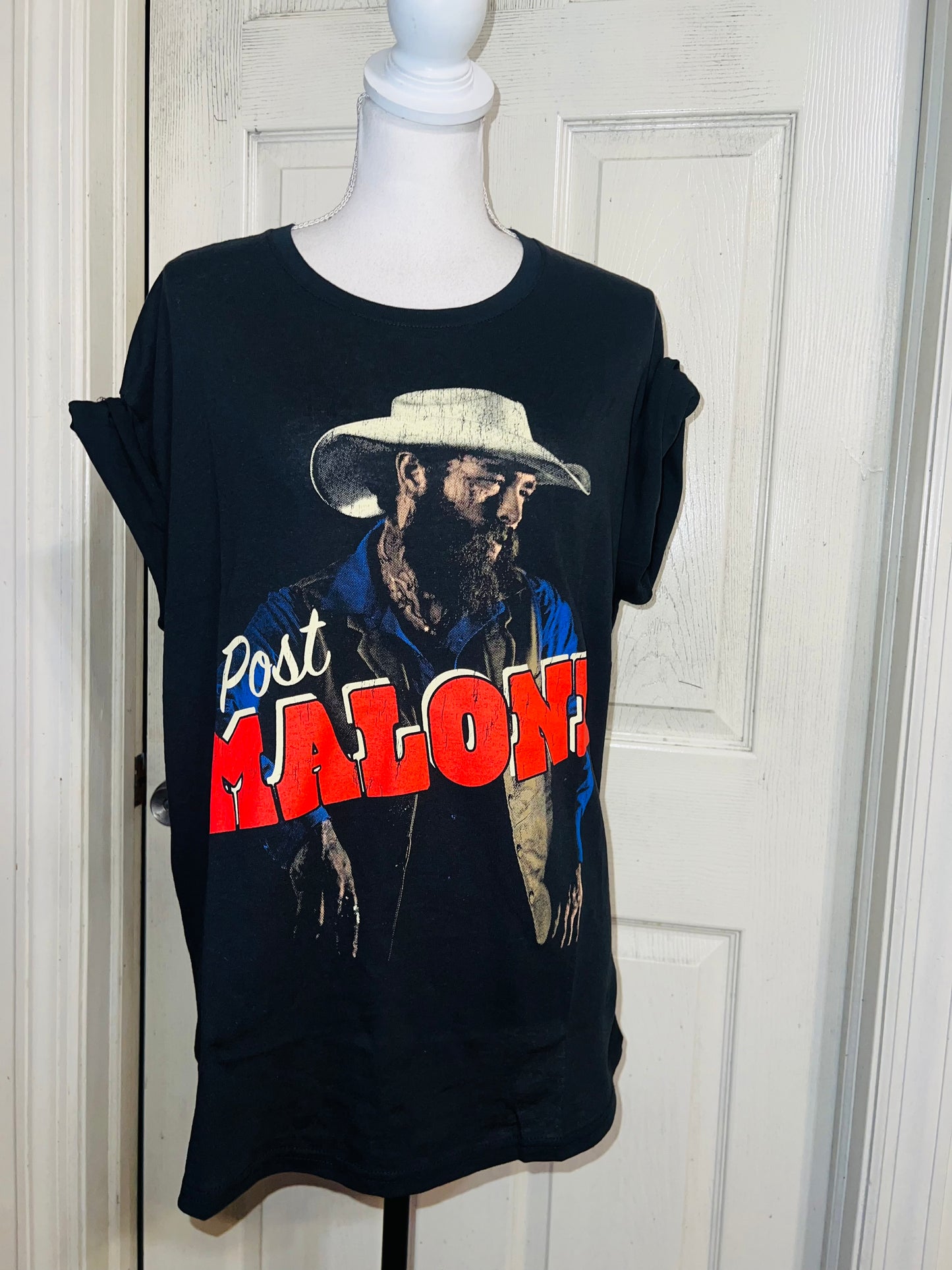 Post Malone Oversized Distressed Tee