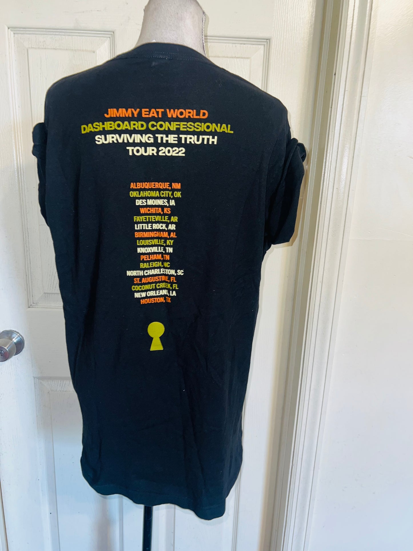 Dashboard Confessional / Jimmy Eat World Double Sided Distressed Tee