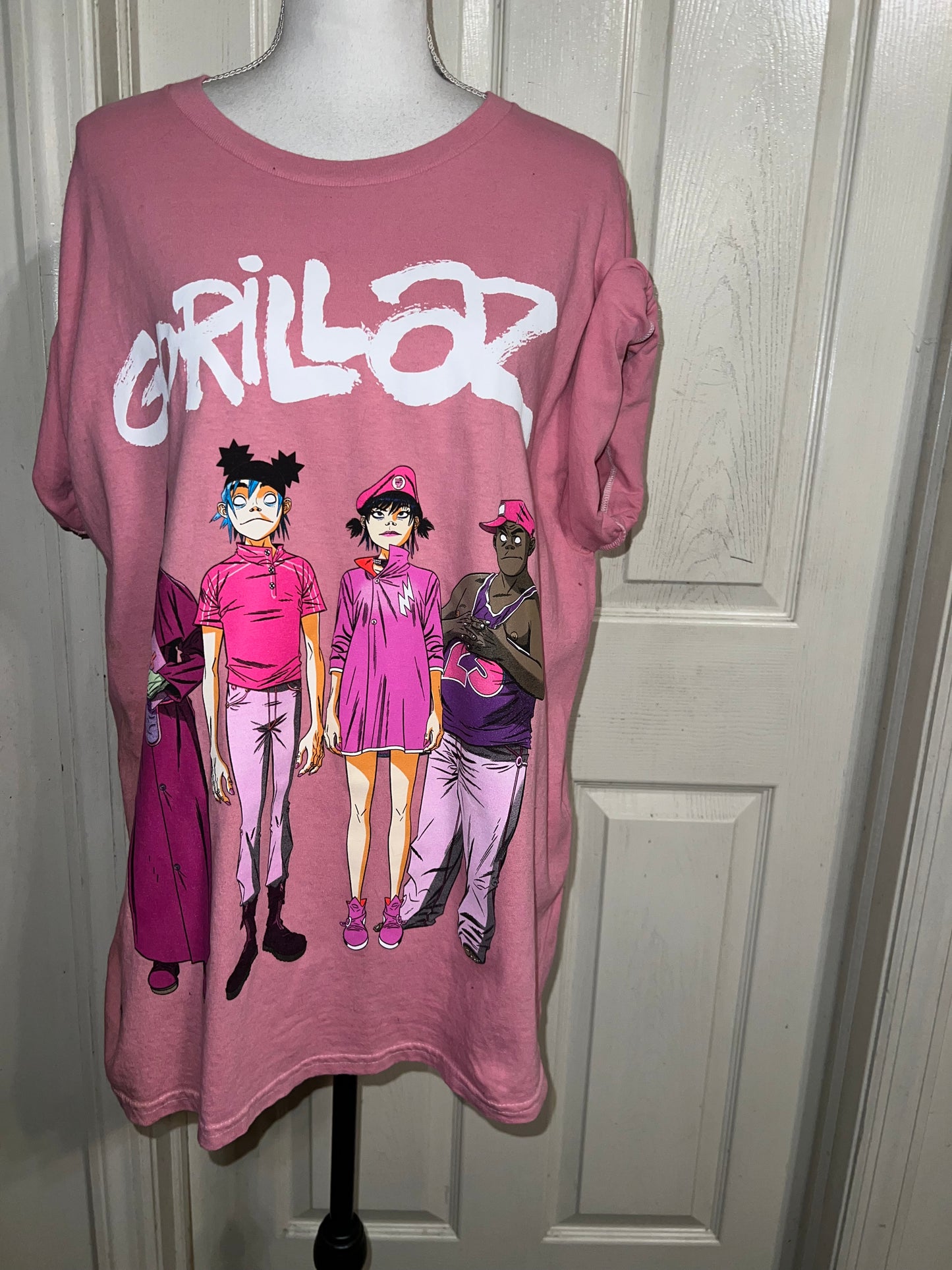 Gorillaz Oversized Distressed Tee